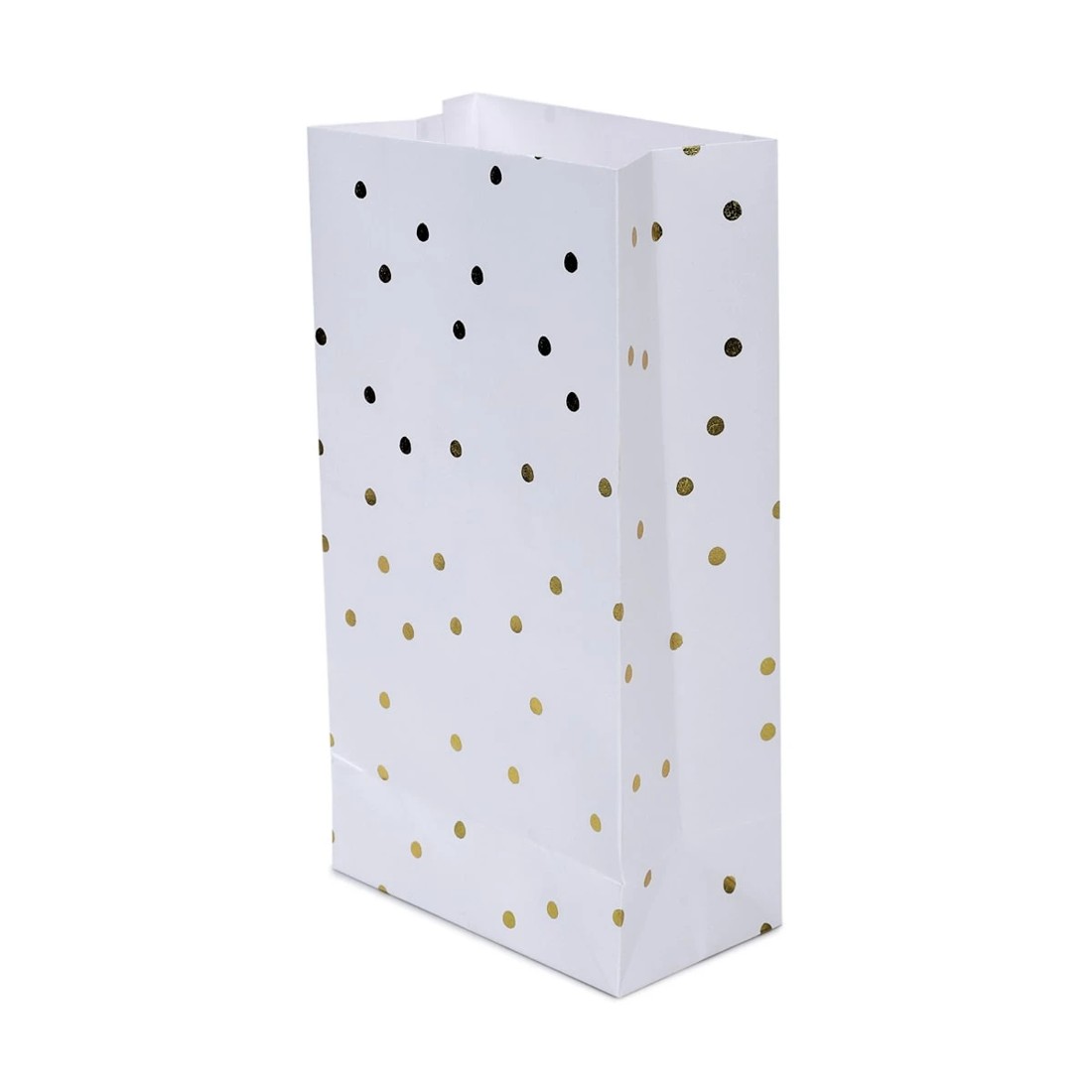 1 8 Piece Gold Foil Dot Loot Bags, 1 of 7