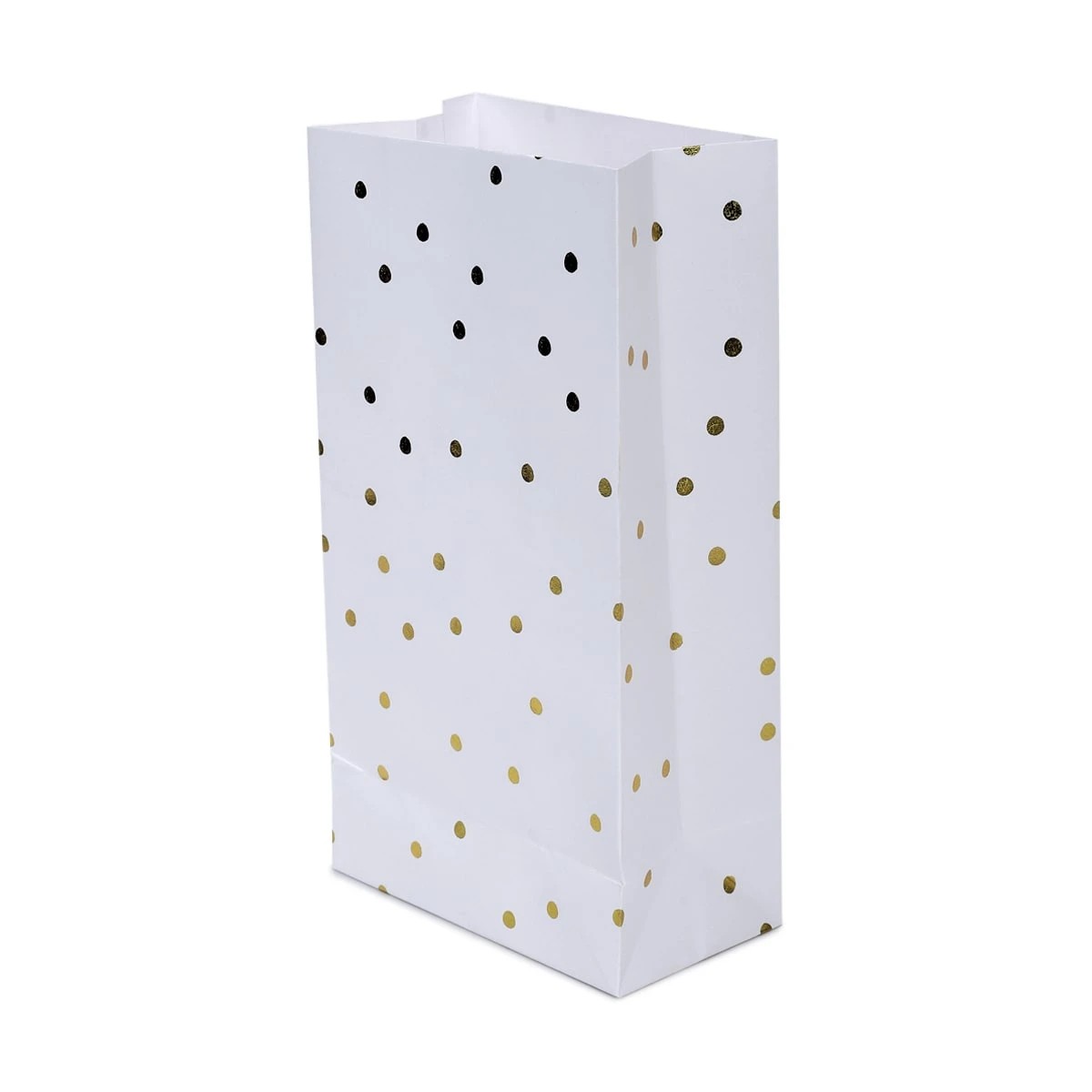 1 8 Piece Gold Foil Dot Loot Bags, 1 of 7