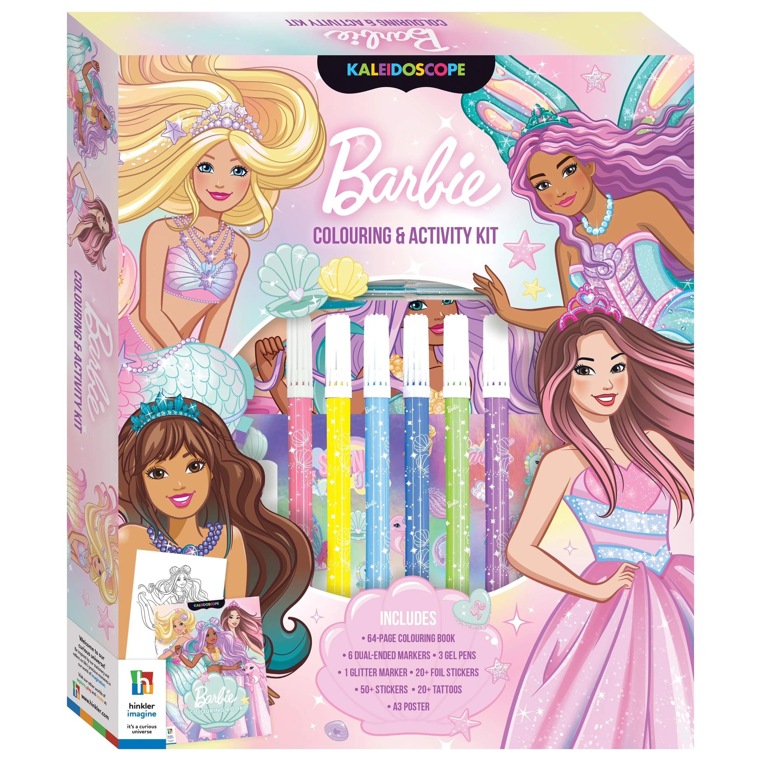 1 Kaleidoscope Barbie Colouring and Activity Kit, 1 of 6