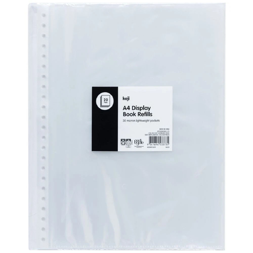 1 Keji Display Book Refills 20 Pockets, 1 of 2