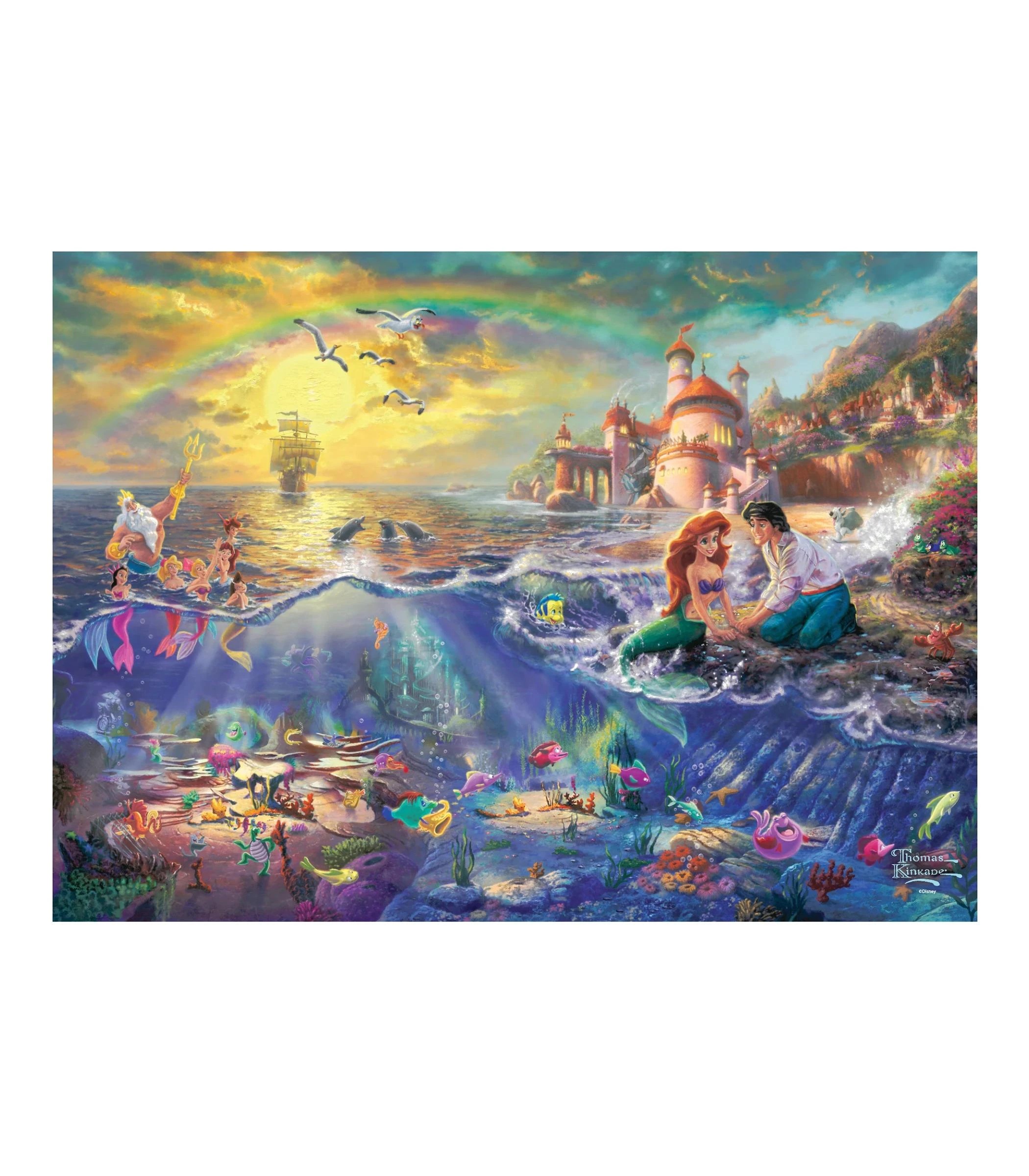 4 Harlington - Kinkade Disney Princess 1000 Piece Jigsaw Puzzle - Assorted* - Multi, 4 of 8