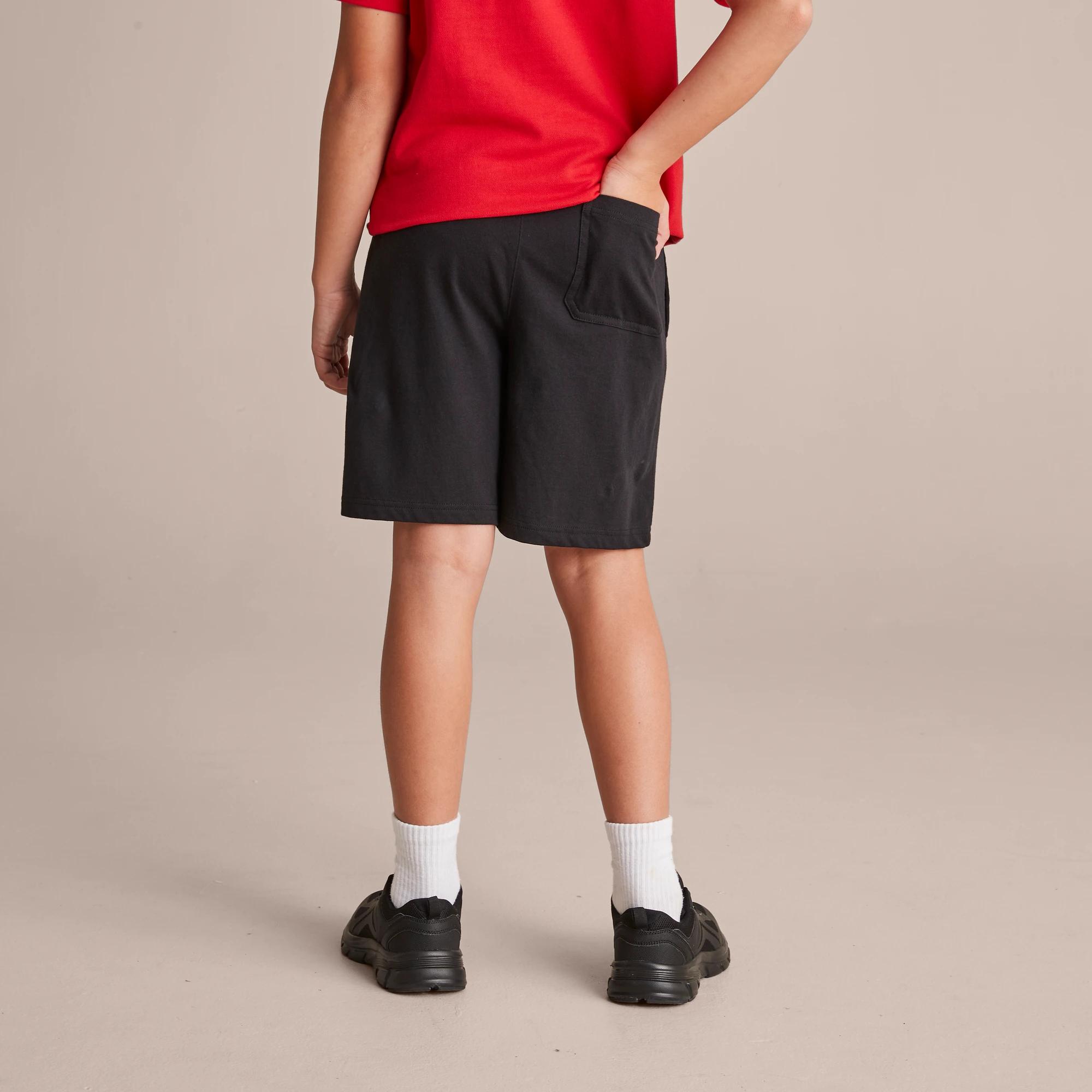 3 Target School Knit Shorts BLACK, 3 of 7