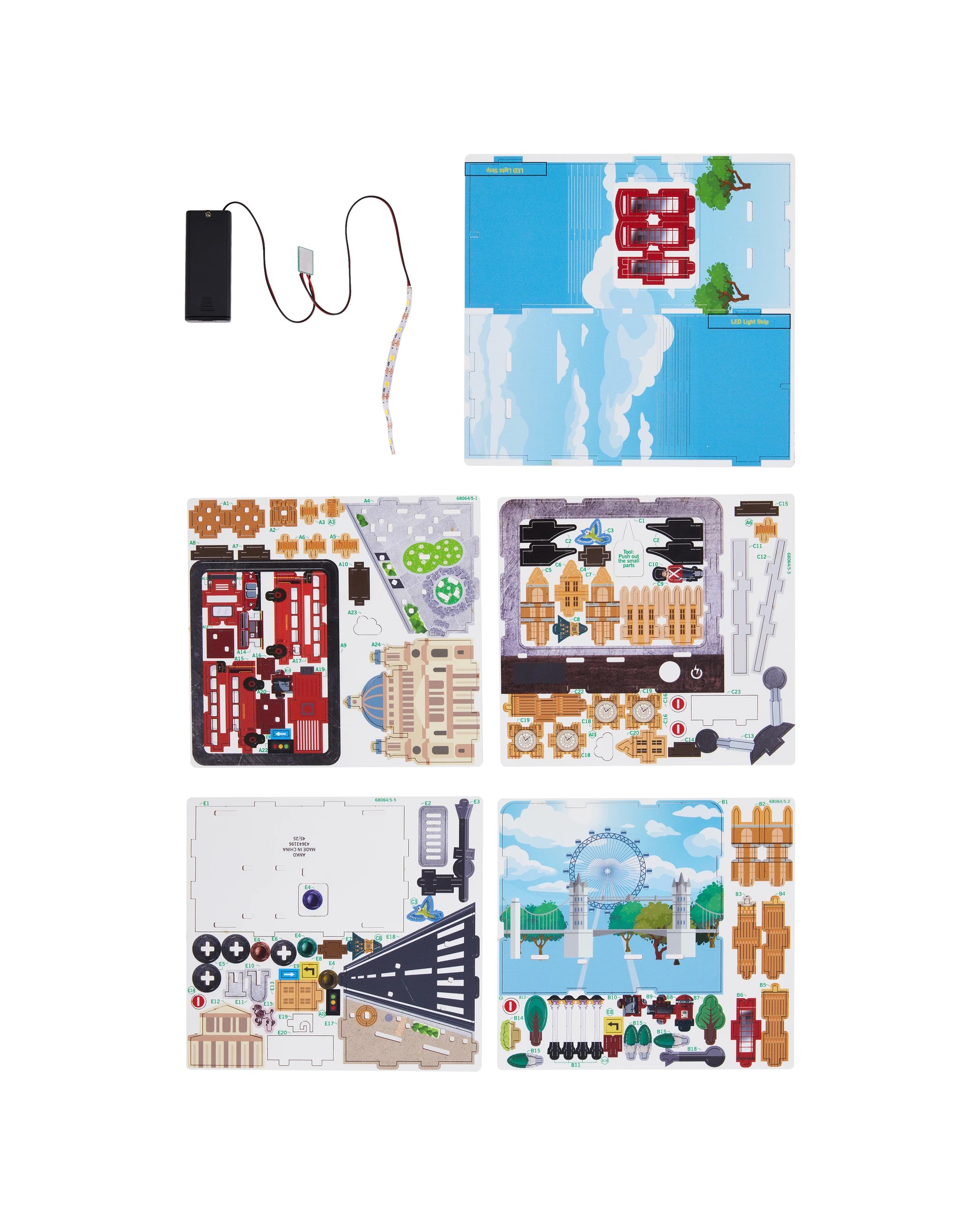 5 Mini World DIY 3D Wooden Puzzle - Assorted, 5 of 6