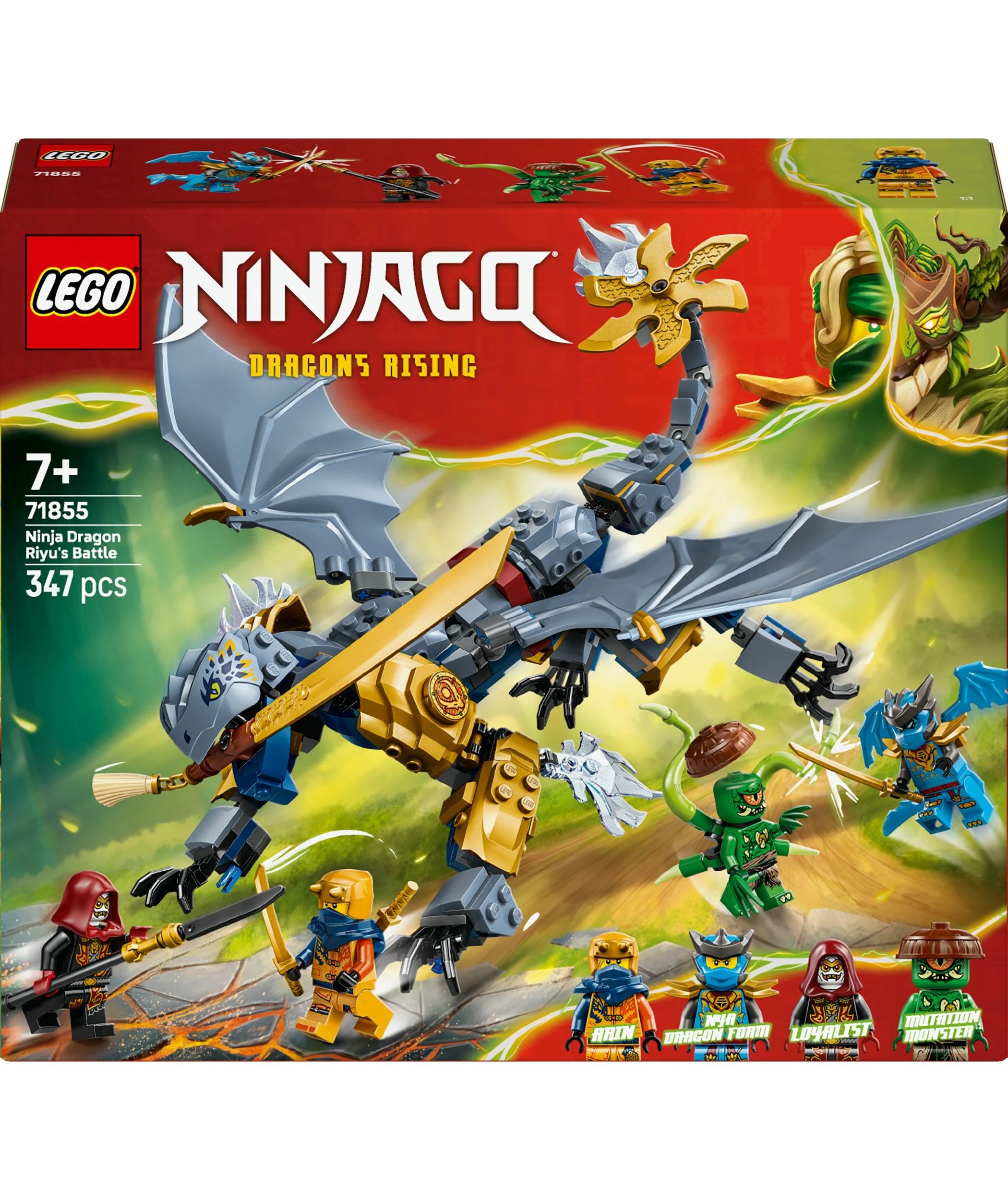 1 LEGO NINJAGO Ninja Dragon Riyu's Battle 71855, 1 of 10