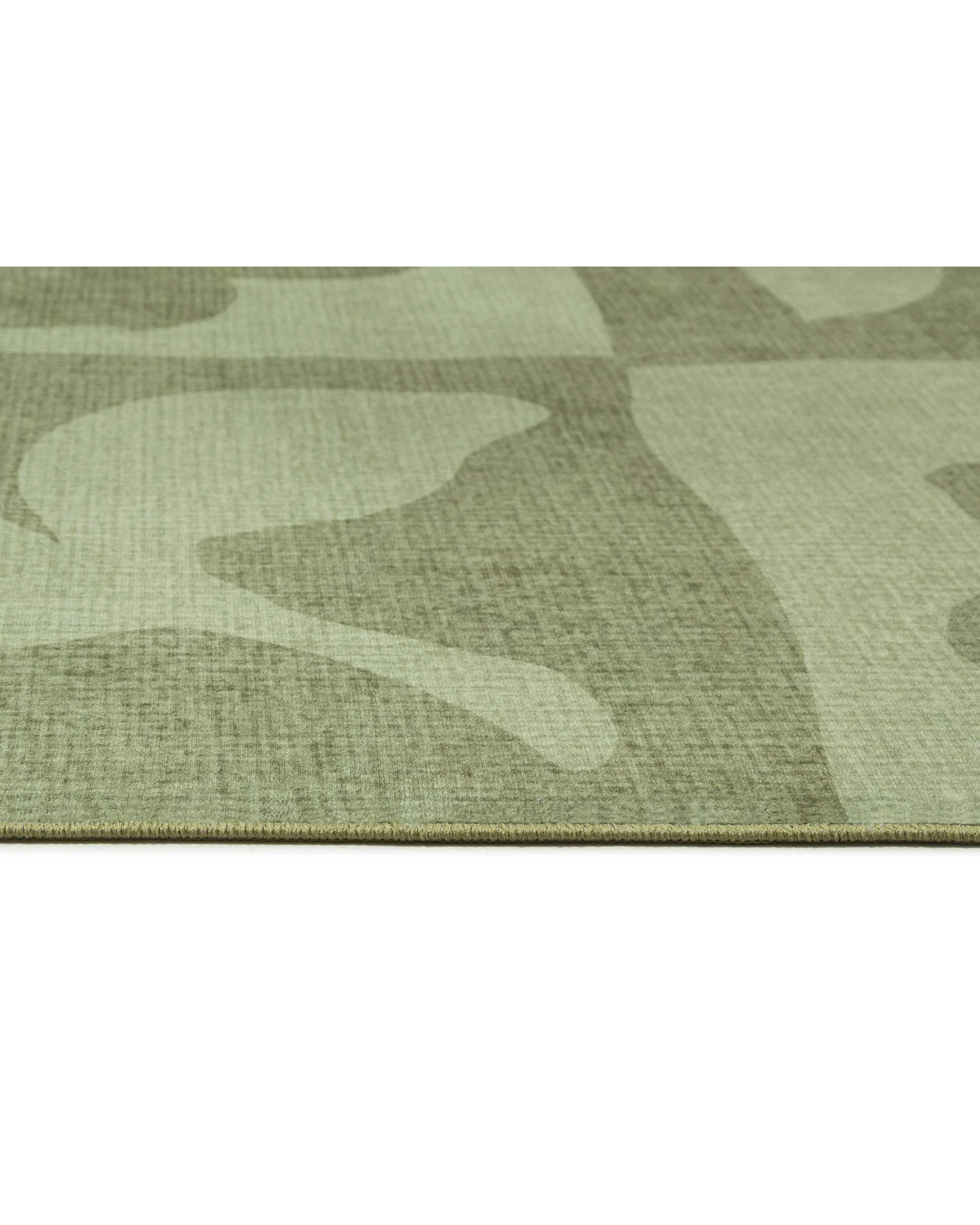 6 Loopsie Knightsbridge Printed Washable Rug-370cm x 270cm - Green, 6 of 8