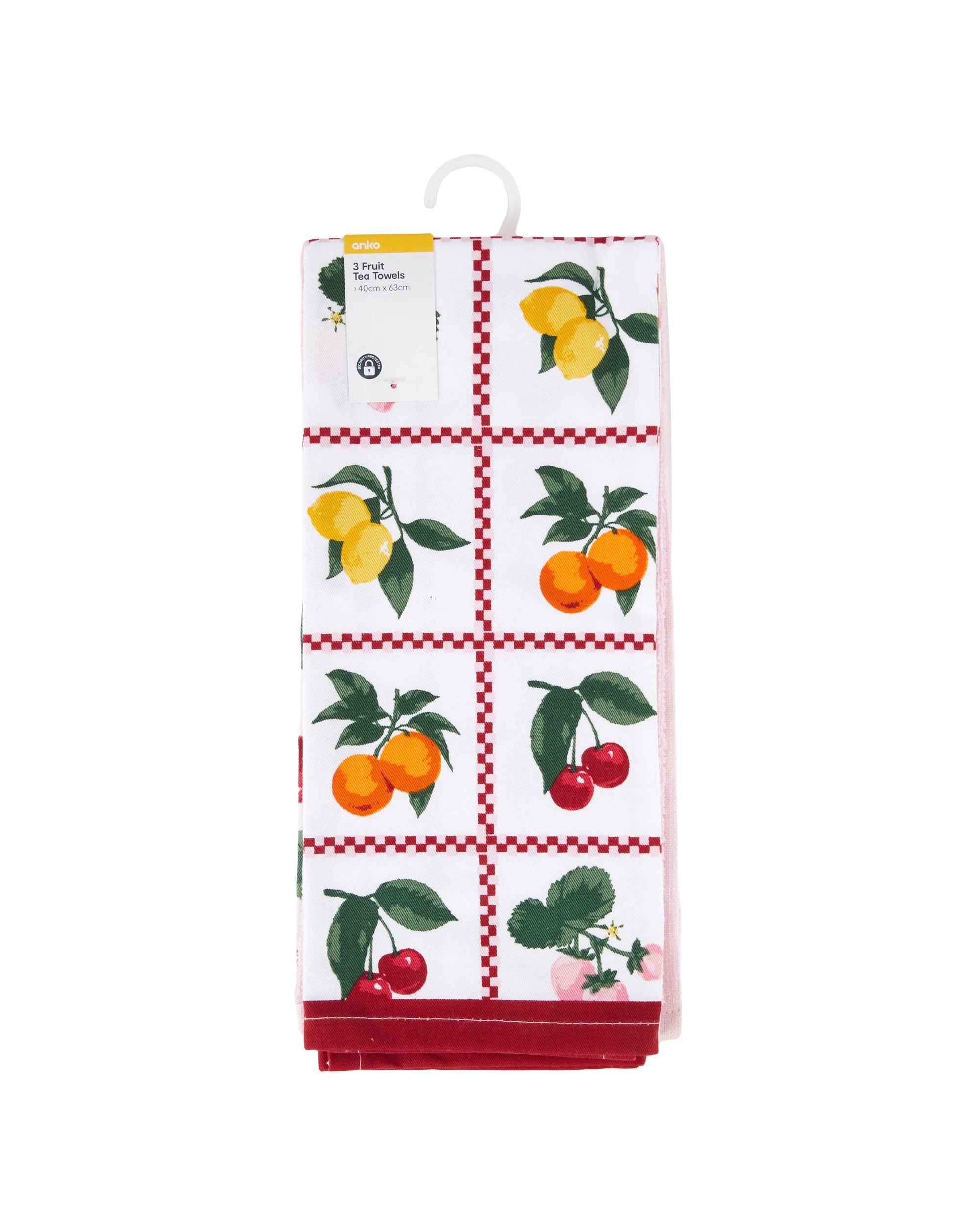 6 3 Pack Fruit Tea Towels, 6 of 6