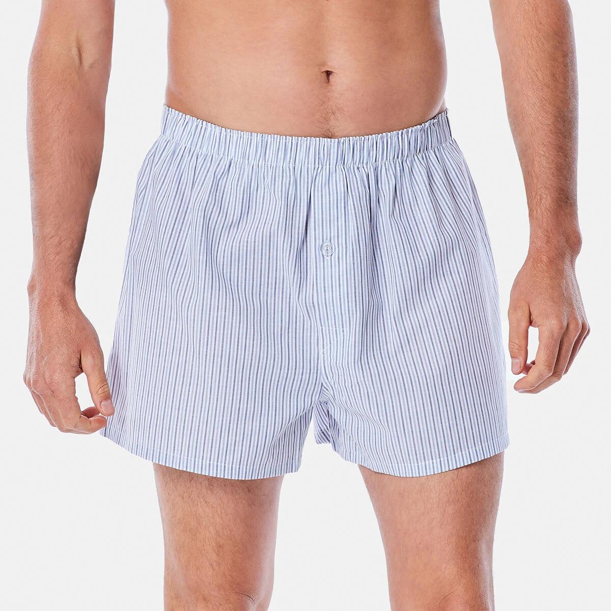 2 3 Pack Alpha Classic Woven Boxers Bluestripe, 2 of 8