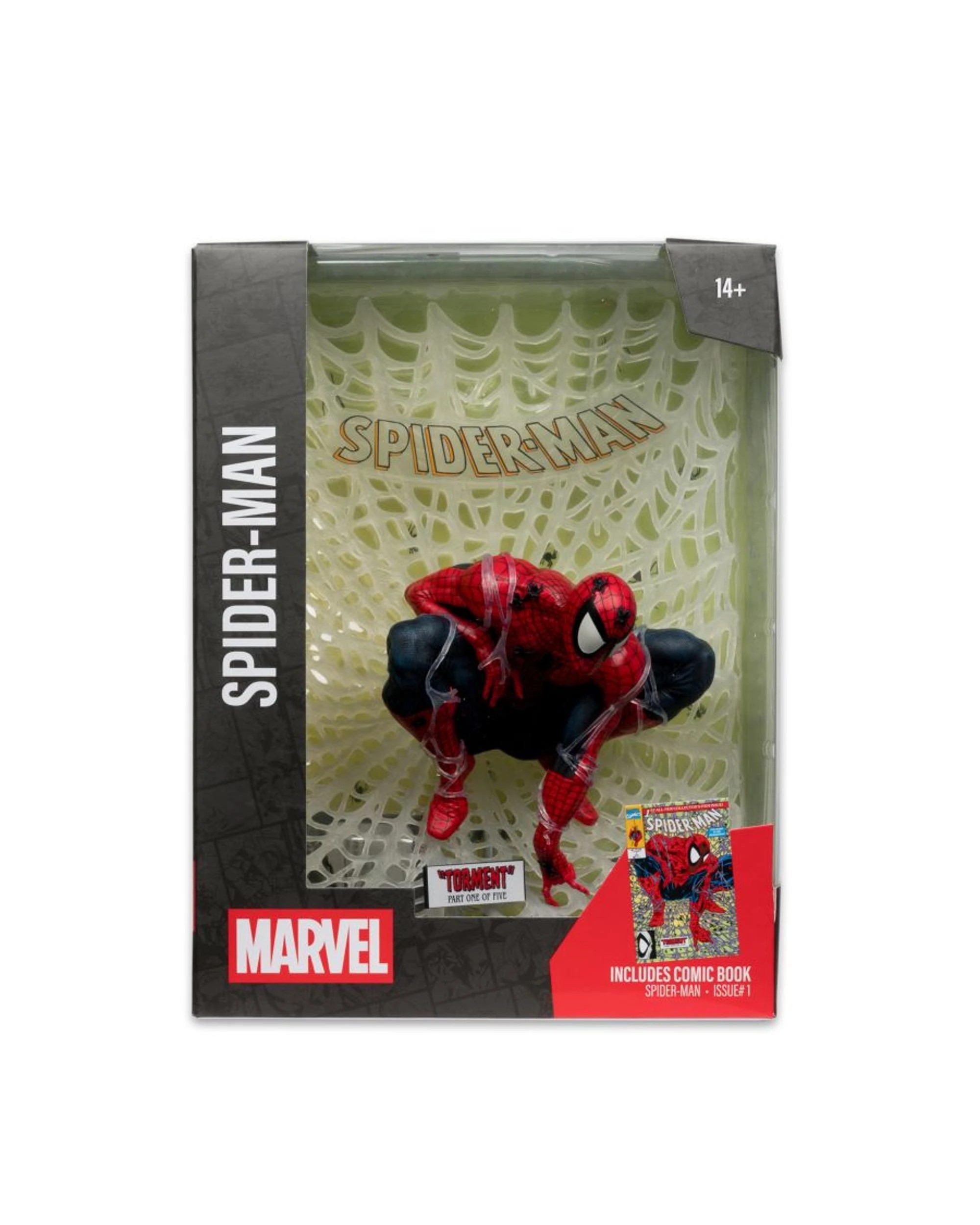 7 McFarlane Toys Marvel Collection Spider-Man #1 Spider-Man 1:6 Scale Figure, 7 of 8