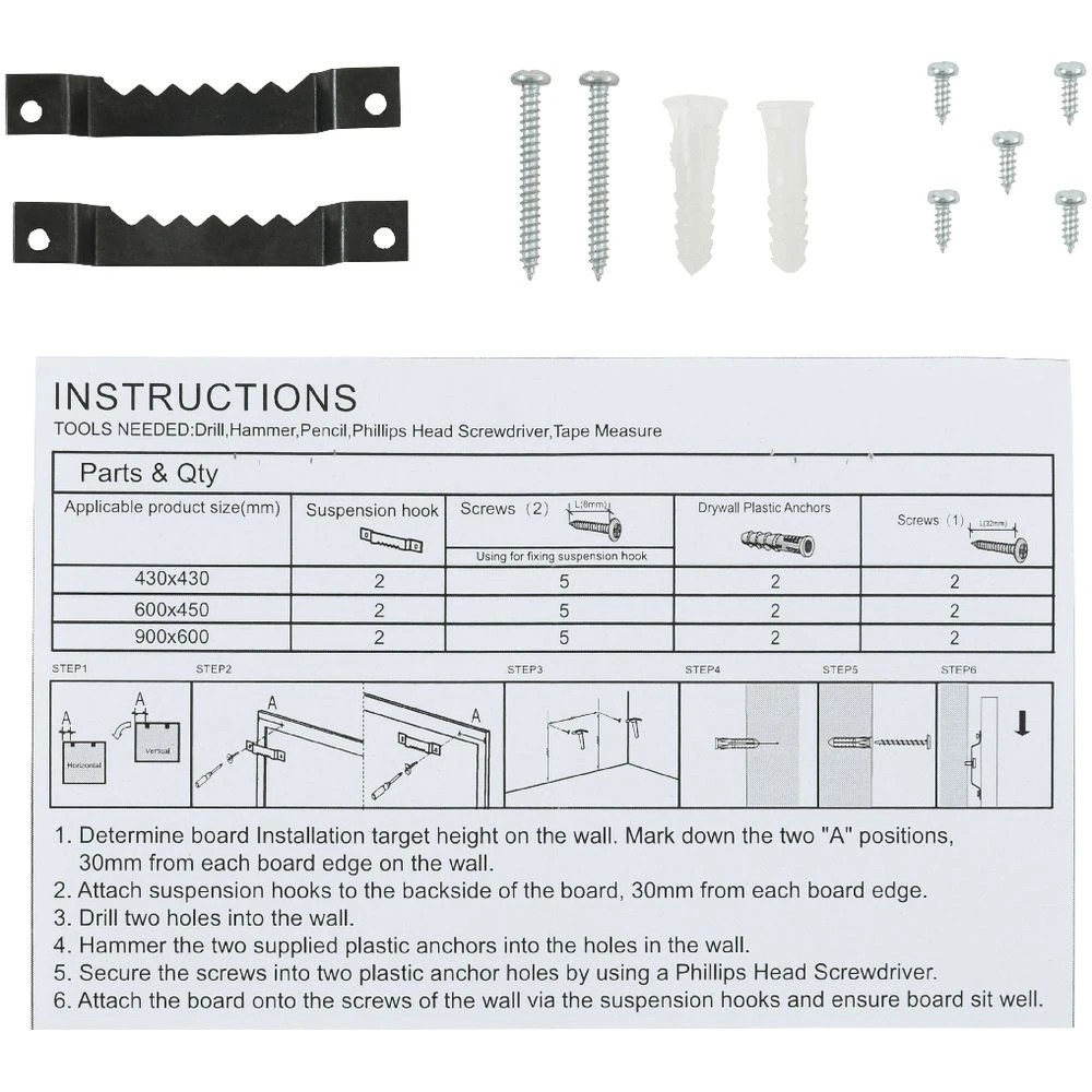 6 Otto Frameless Corkboard 900 x 600mm, 6 of 7