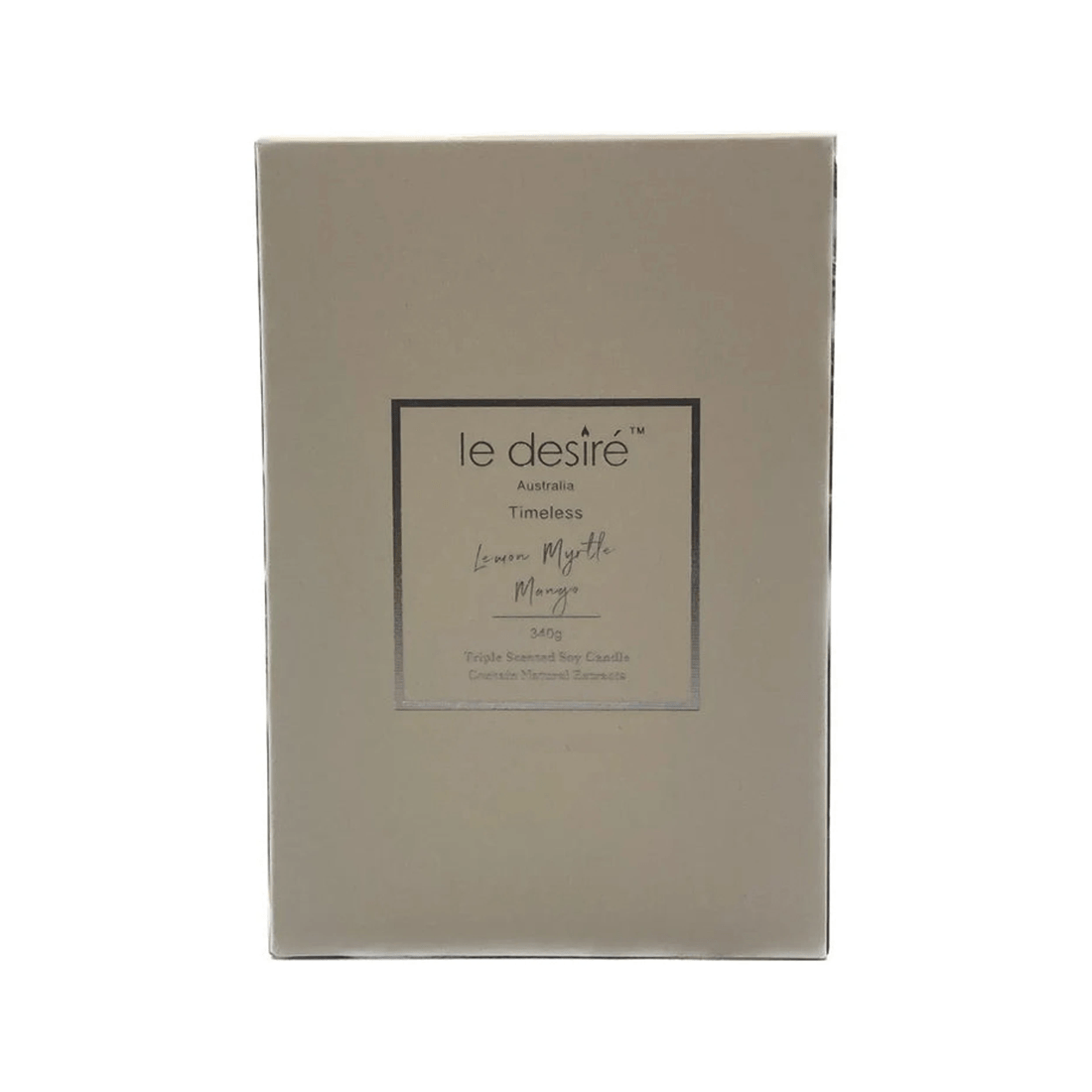5 Le Desire Timeless Scented Soy Wax Candle Natural Lemon Myrtle Mango 340g
 - Plain, 5 of 7