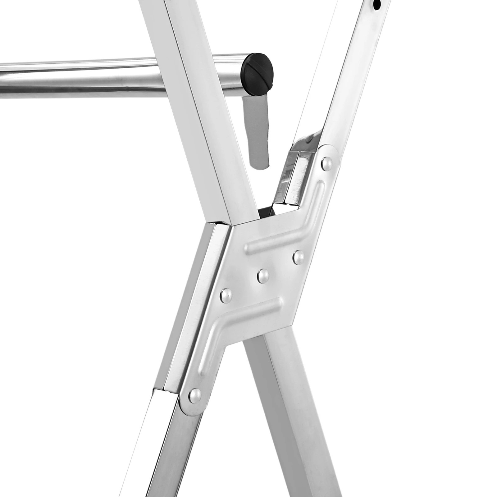 5 LUXSUITE Clothes Rack Airer Garment Drying Stand Stainless Steel, 5 of 6