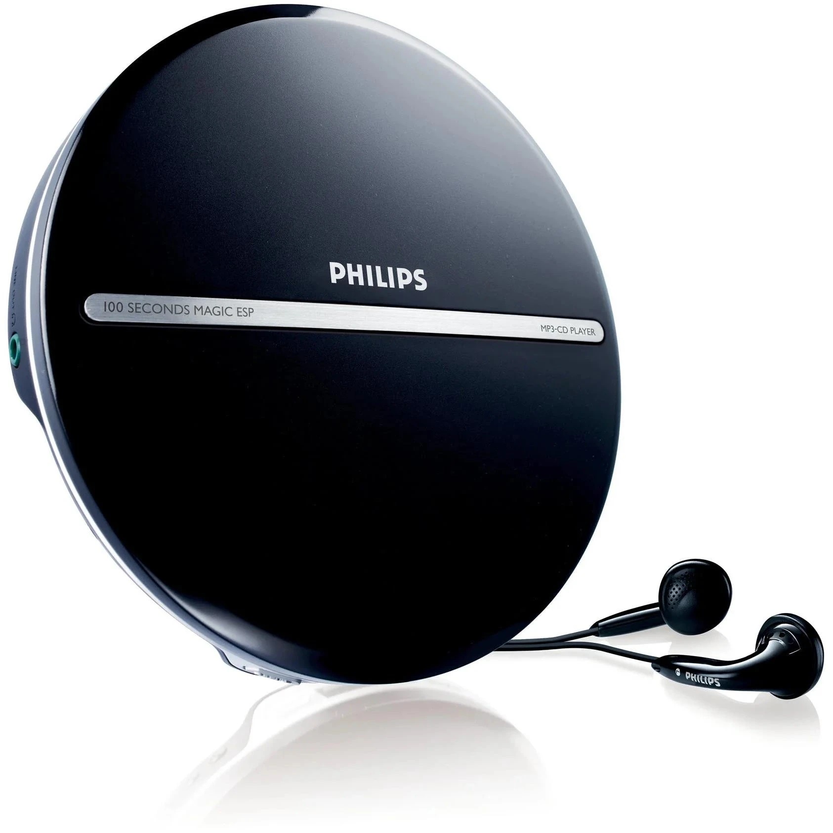 1 Philips Portable MP3-CD Player - Black, 1 of 1