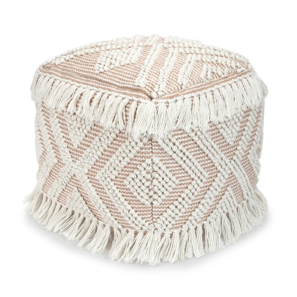 1 Boho Ottoman, 1 of 7