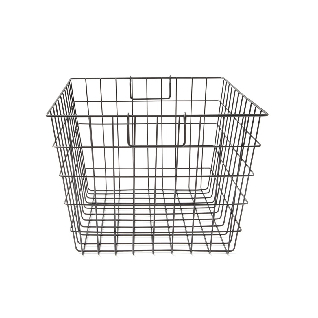 5 Rectangle Wire Basket - Large, Black, 5 of 8