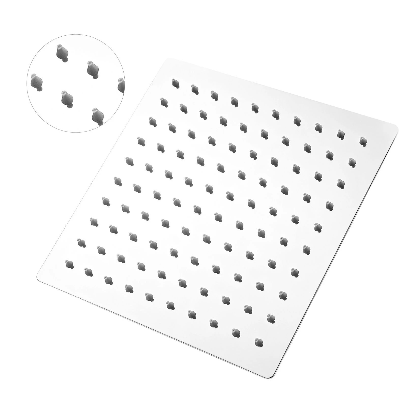 5 Ausway WELS 10 Inch High Pressure Overhead Square Rainfall Shower Head Replacement 9LPM Water Saving System, 5 of 6