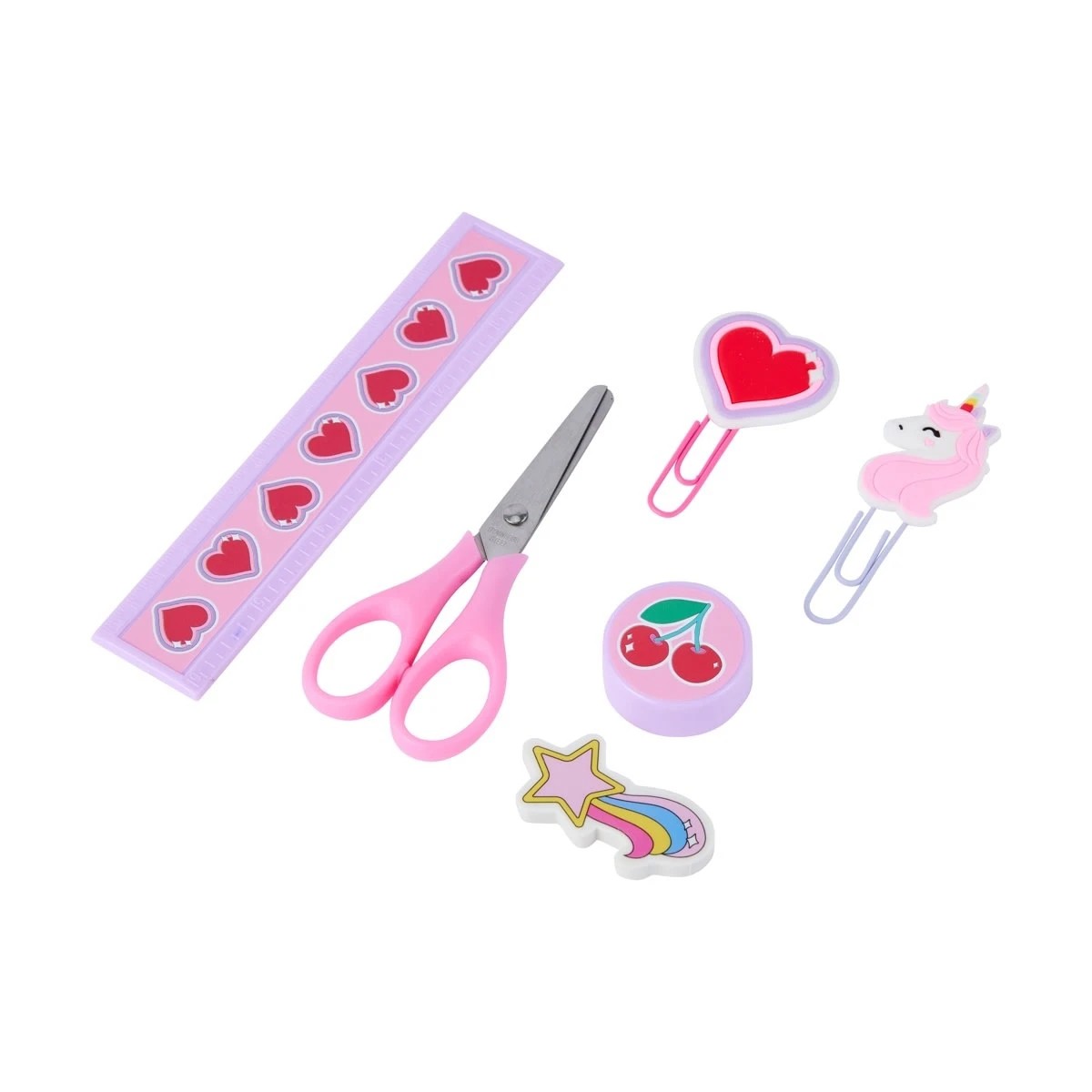 7 Pencil Case Set - Unicorn, 7 of 9