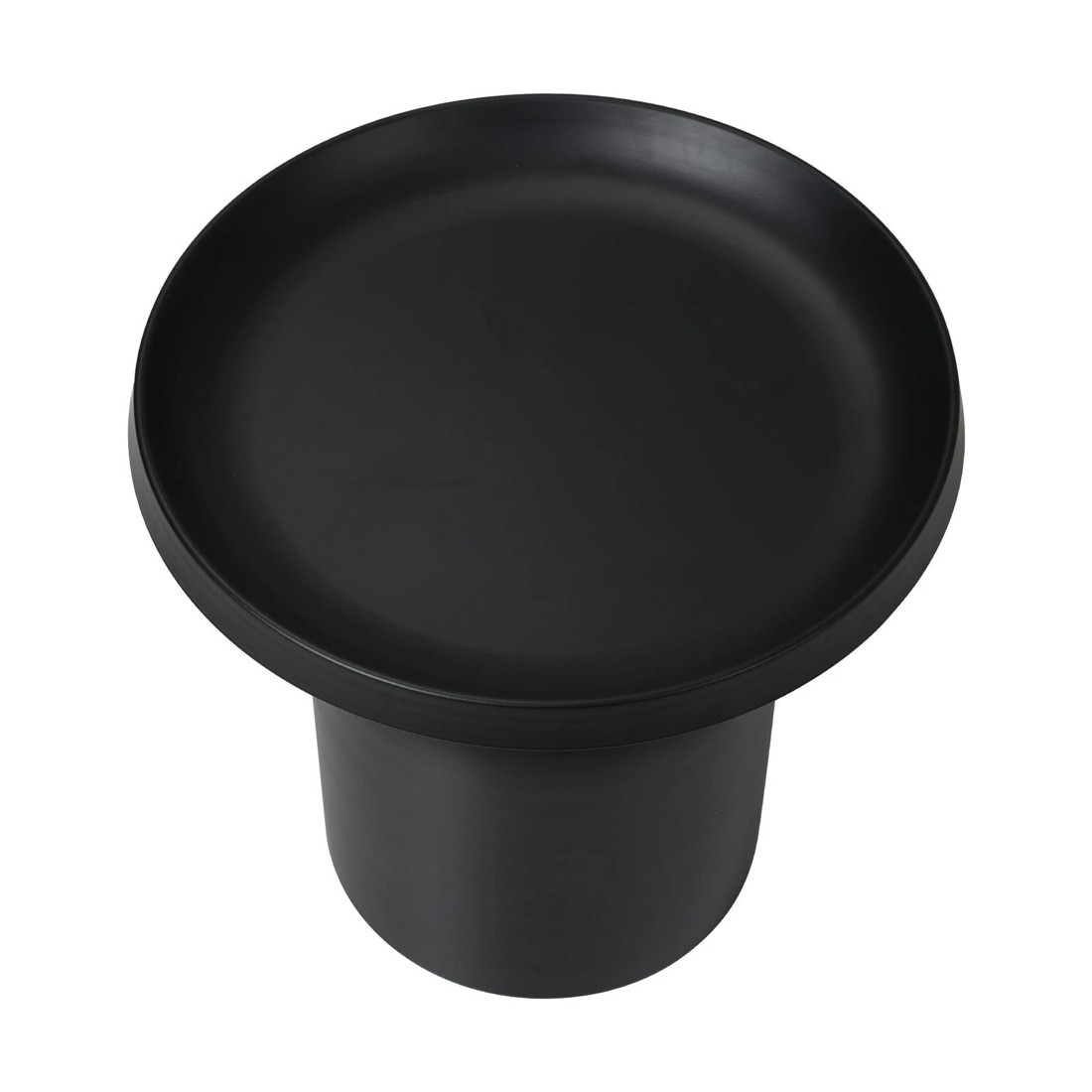 9 Oikiture Coffee Side Table Round Bedside Sofa Tea End Tables Steel Metal
 - Black, 9 of 10