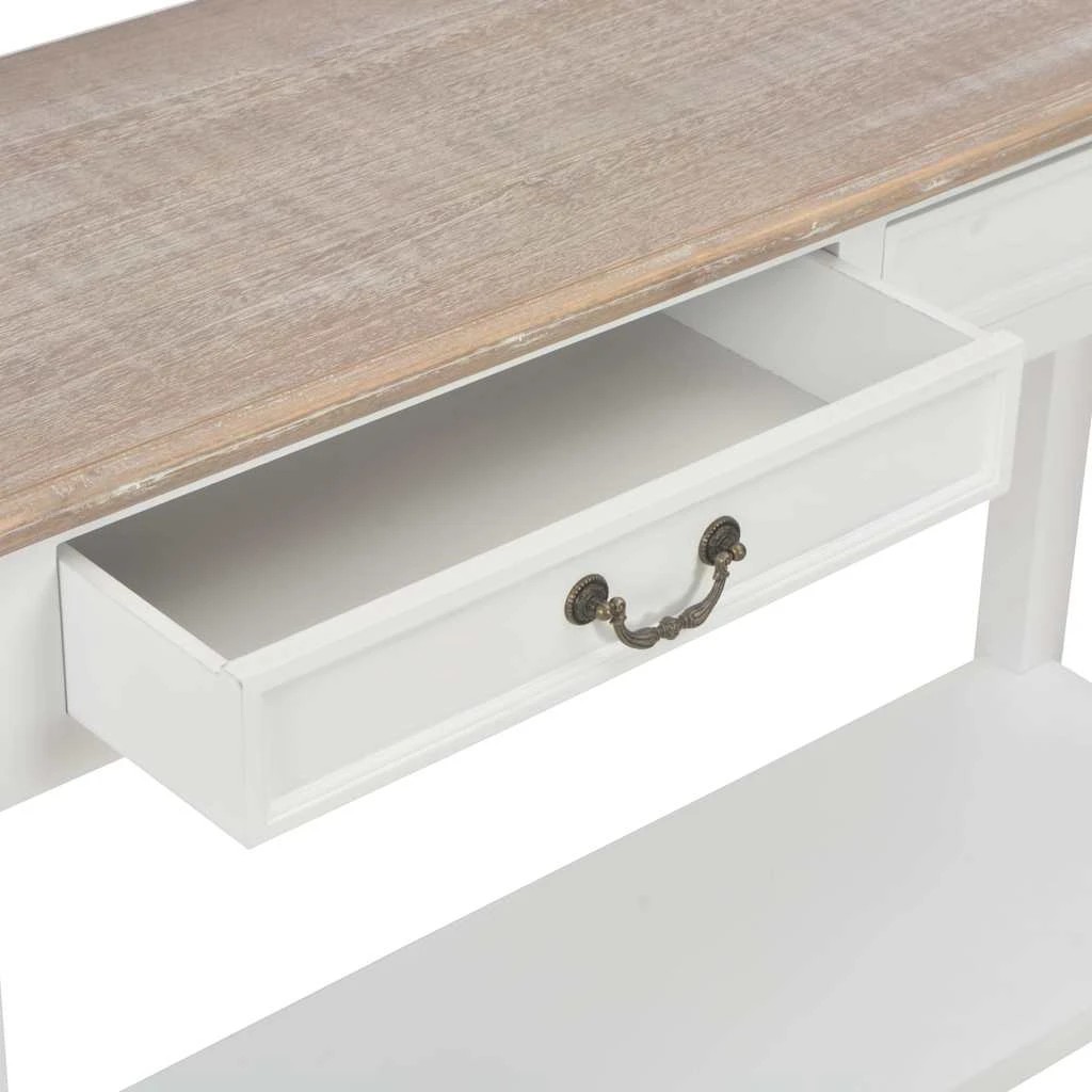 7 vidaXL Console table Ample Storage - White, 7 of 10