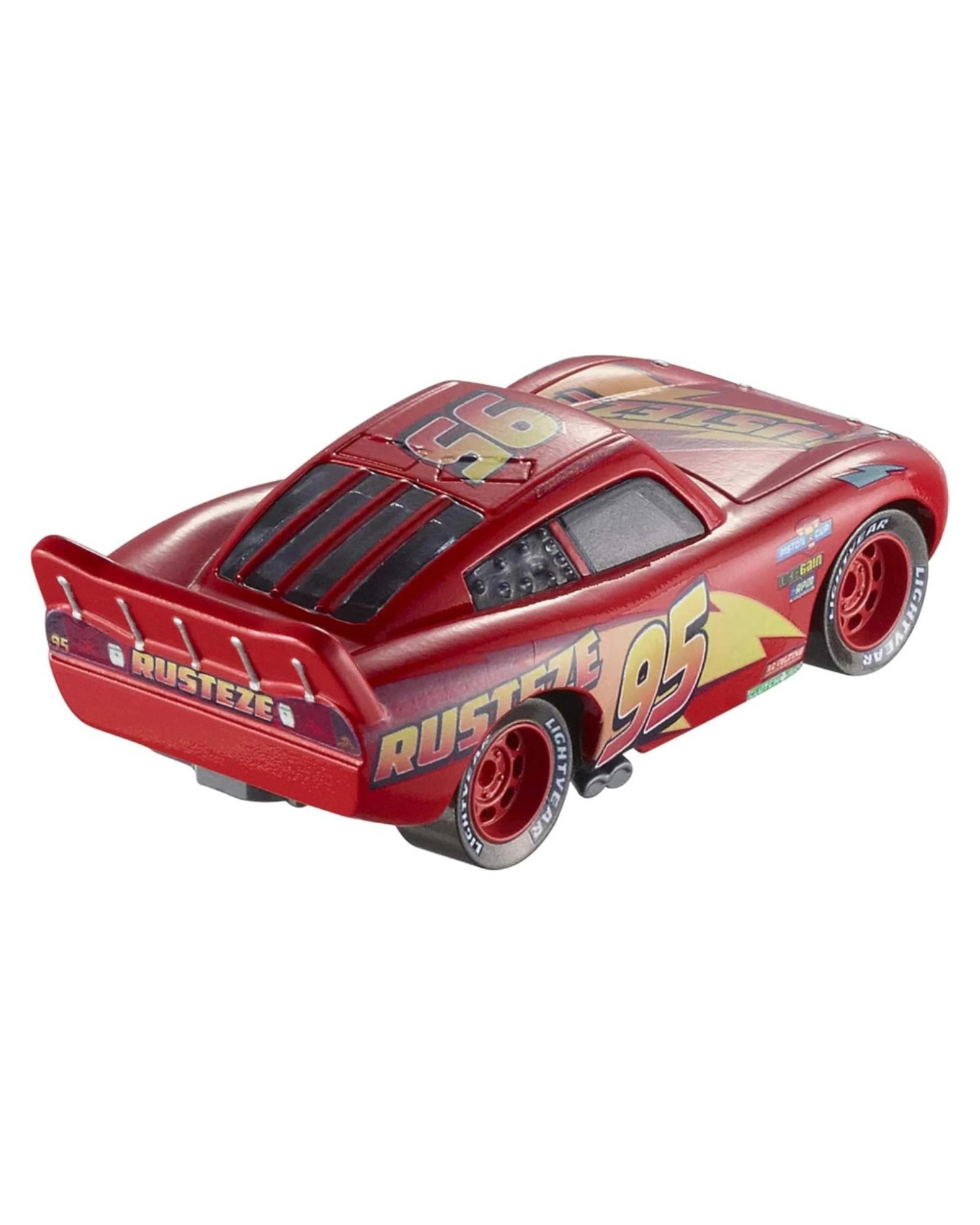 3 Disney Pixar Cars Rusteze Lightning McQueen Diecast Car, 3 of 4