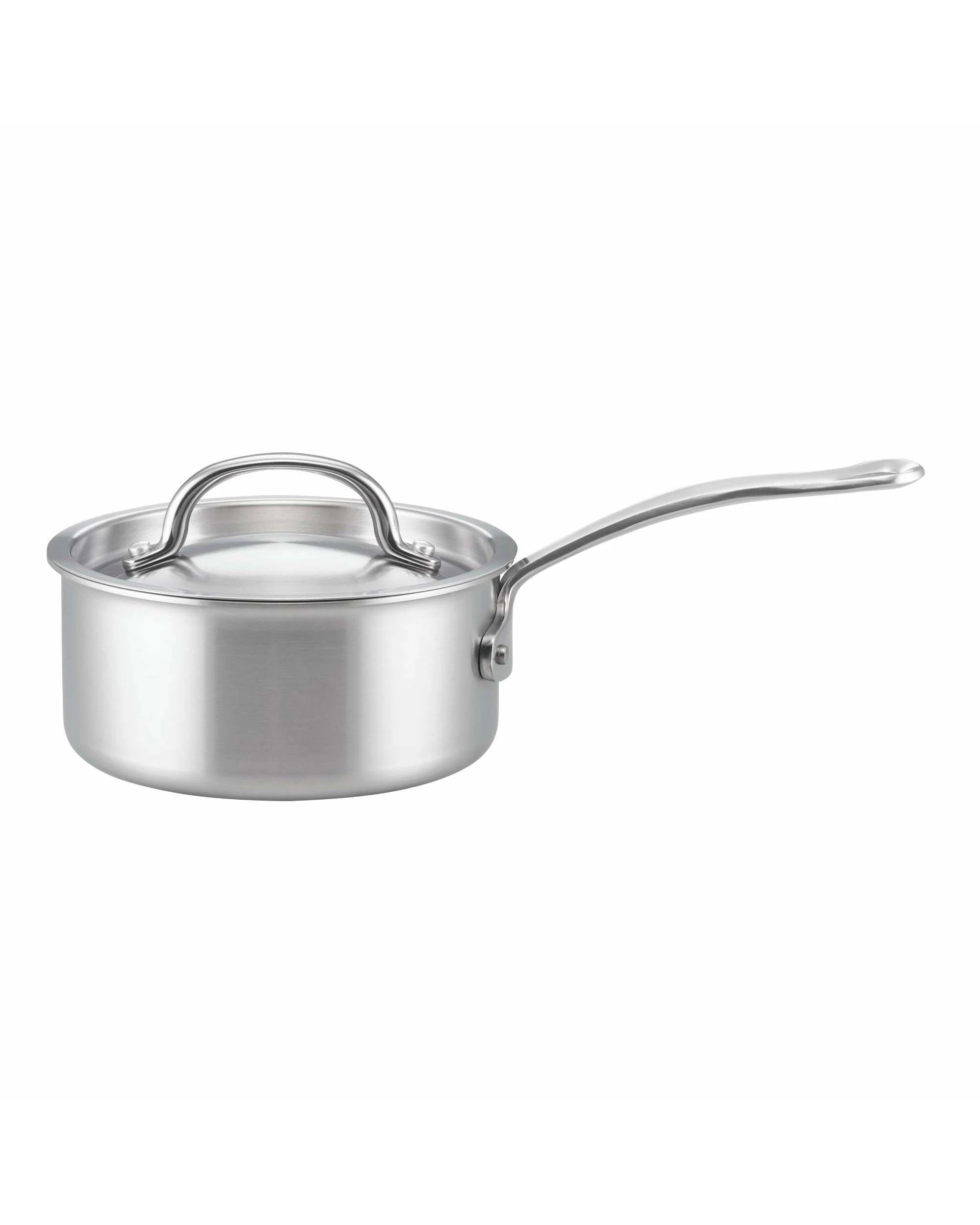 1 Essteele Per Amore Clad Stainless Steel Induction Covered Saucepan 16cm/1.4L - Silver, 1 of 2