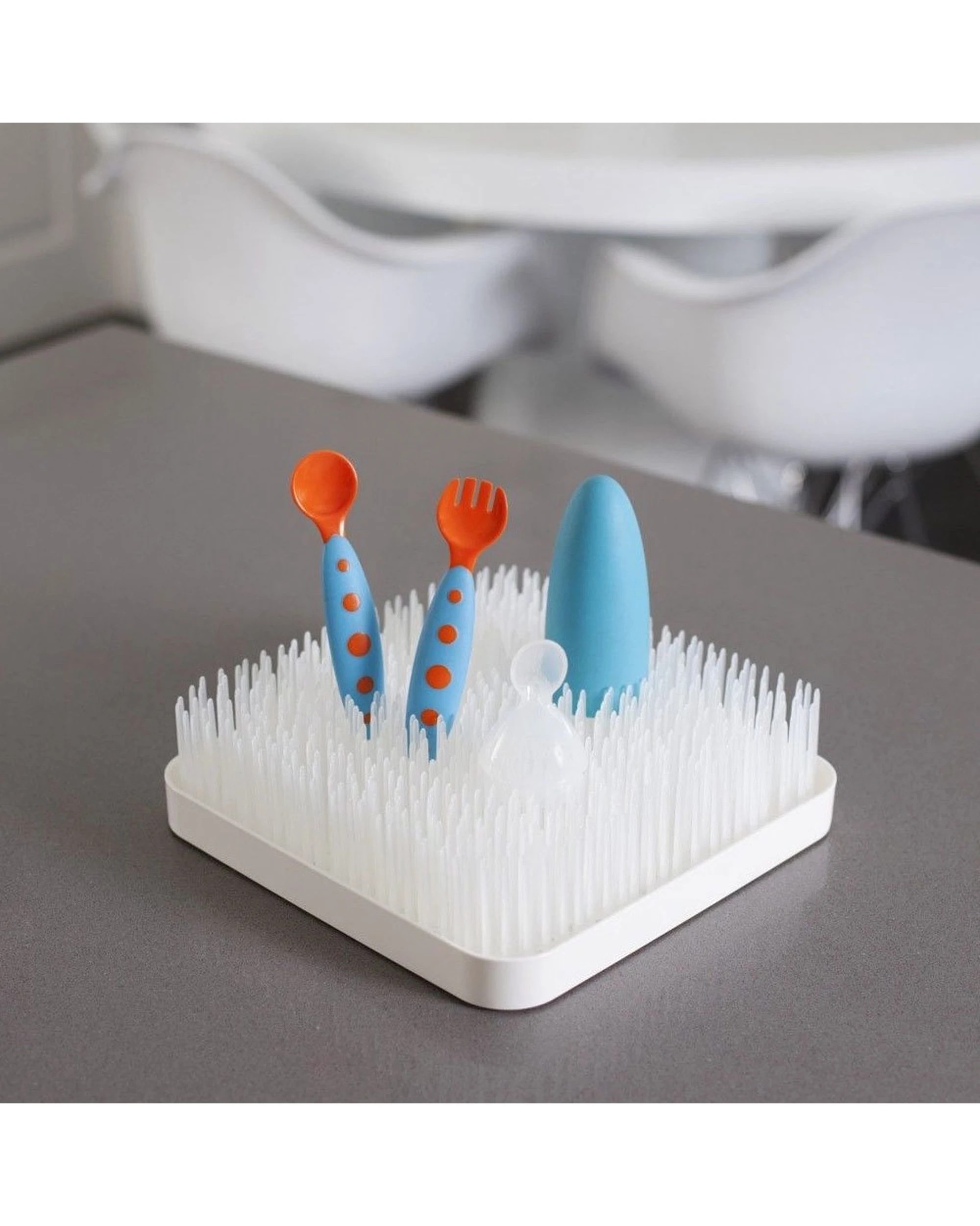 4 Grass Countertop Drying Rack - White, 4 of 4