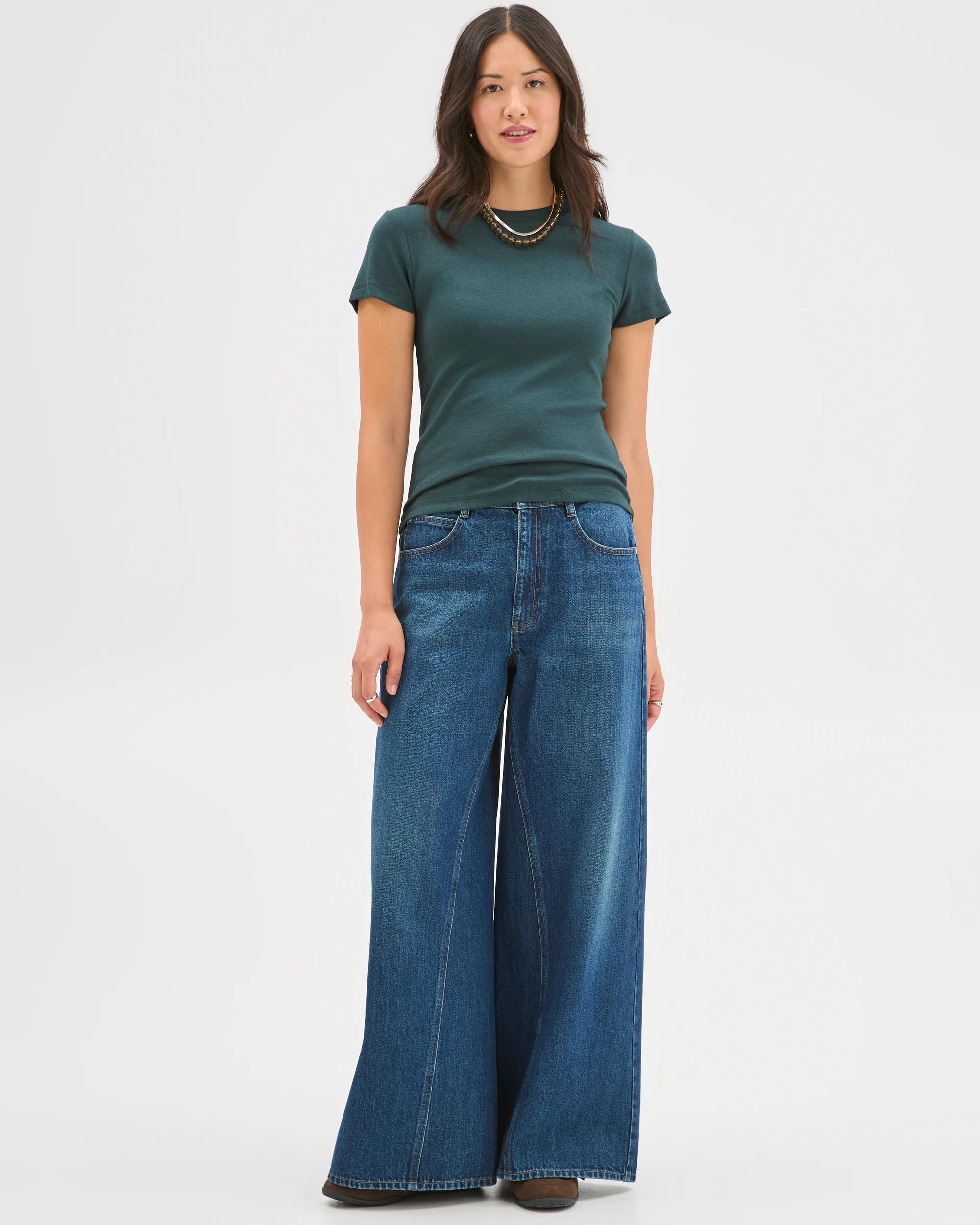 2 Target Woman Australian Cotton Blend Stretch T-Shirt MAGICAL FOREST, 2 of 7