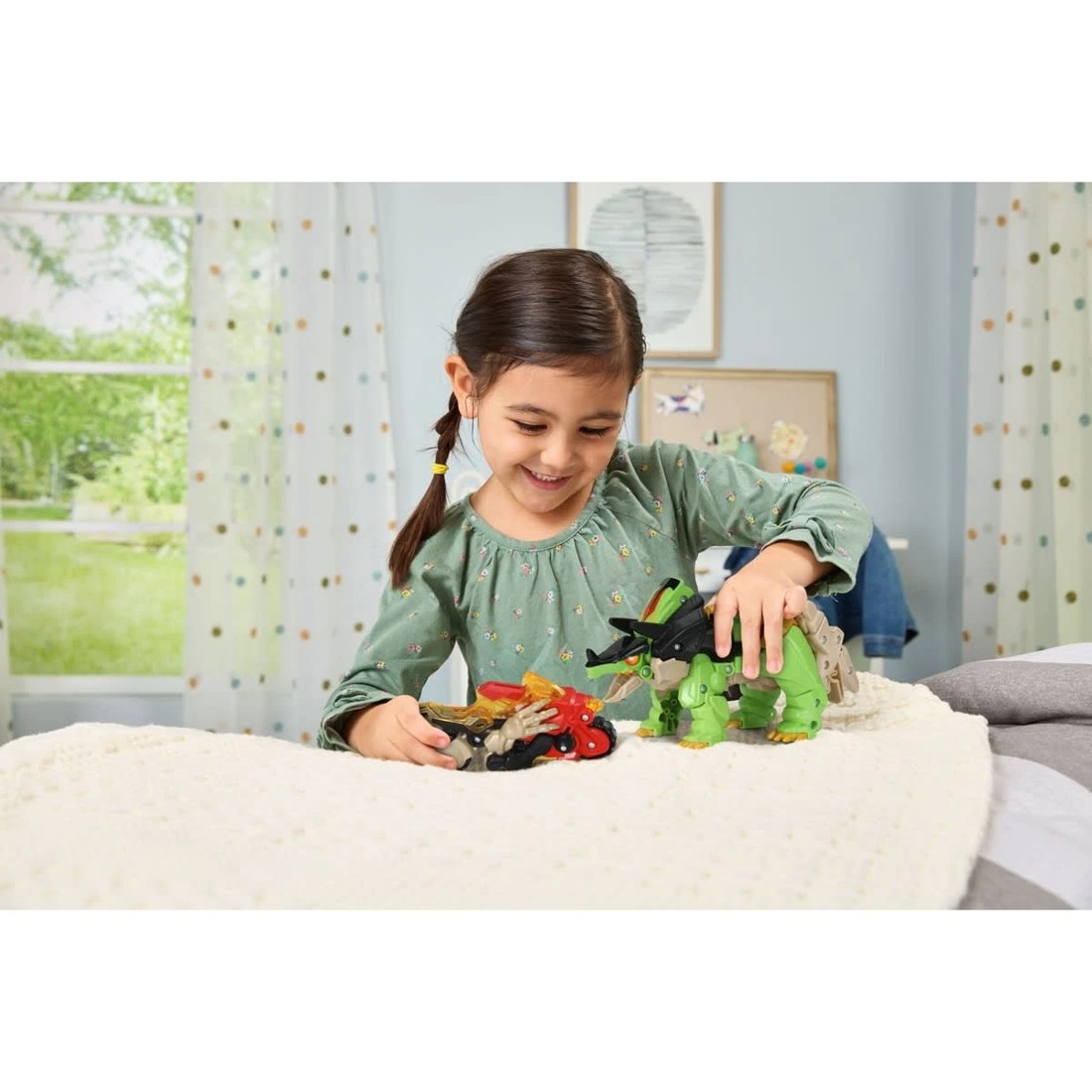 6 VTech Switch & Go Dinos Armour Up Triceratops Spinosaurus, 6 of 6