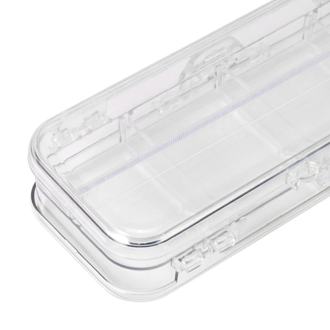 3 Hard Plastic Pencil Case - Clear, 3 of 7