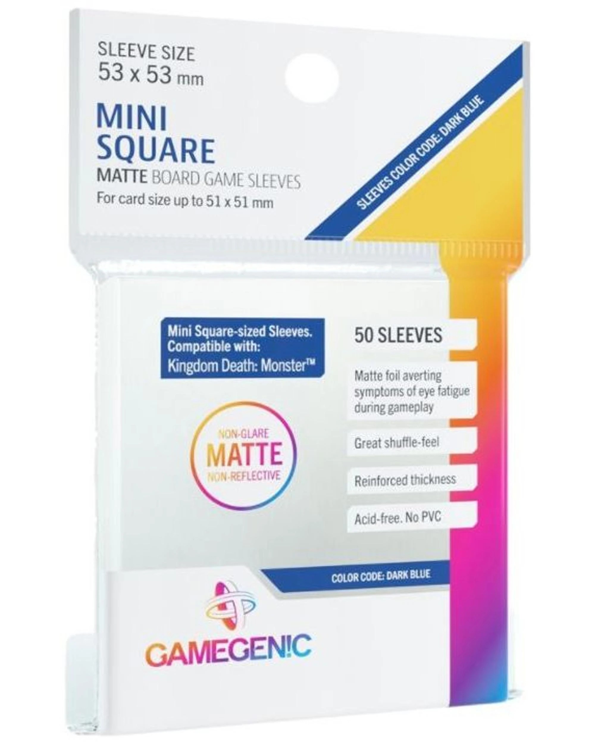 1 Gamegenic Mini Square Matte Board Game Sleeves, 1 of 1