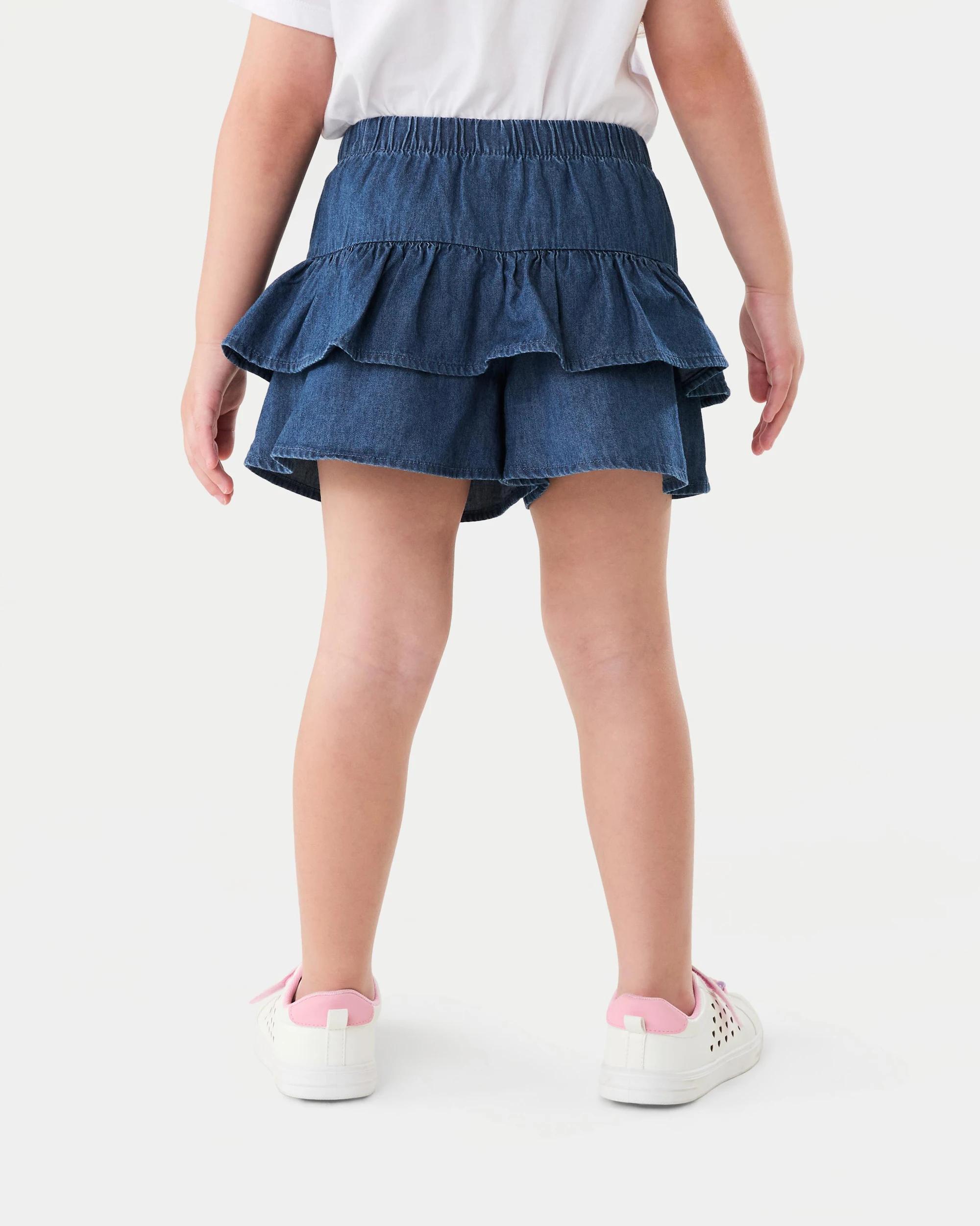 2 Frill Skort Mid Denim, 2 of 6
