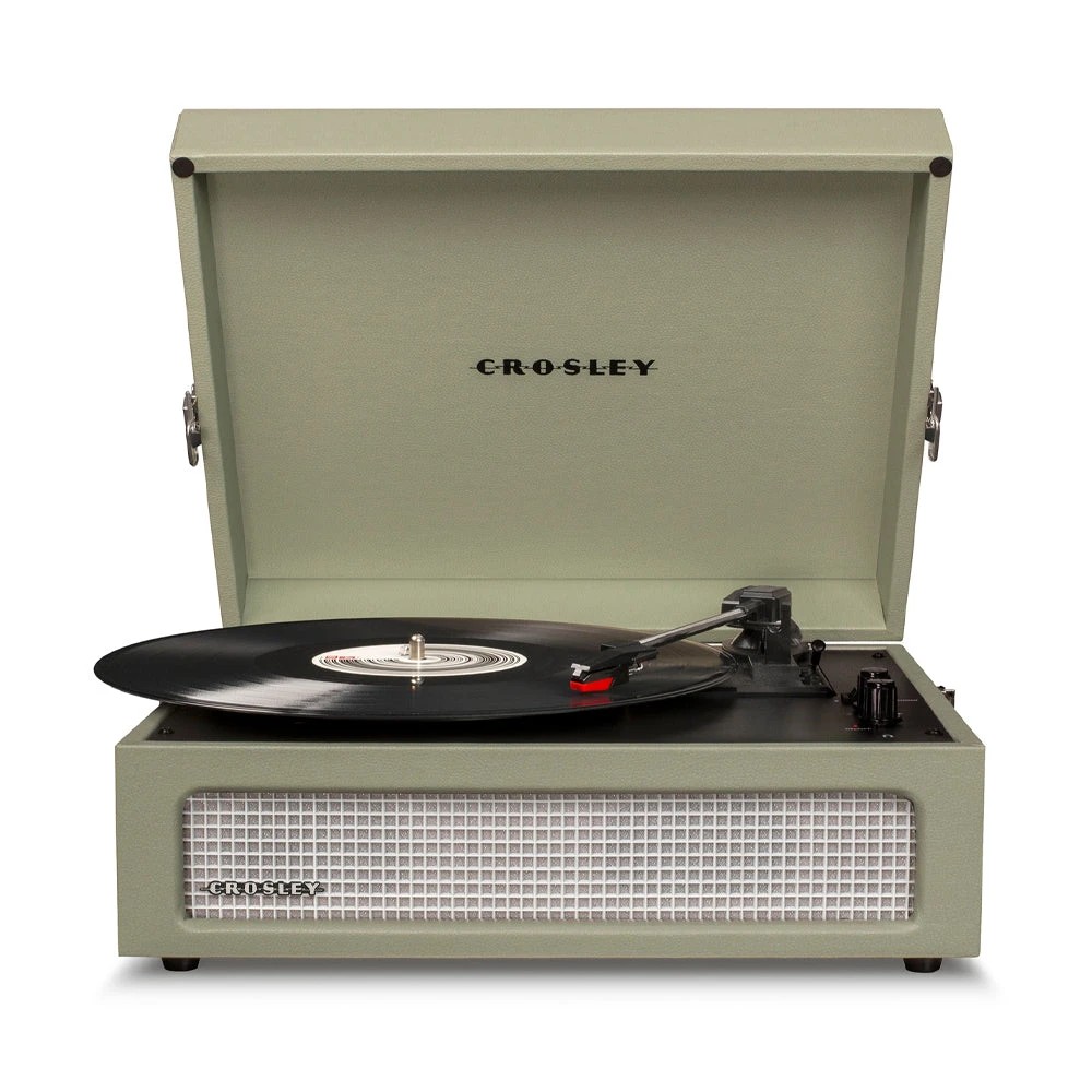 3 Crosley Voyager Bluetooth Portable Turntable - Sage + Gadhouse Vinyl Rack Bundle - Black - Assorted, 3 of 6