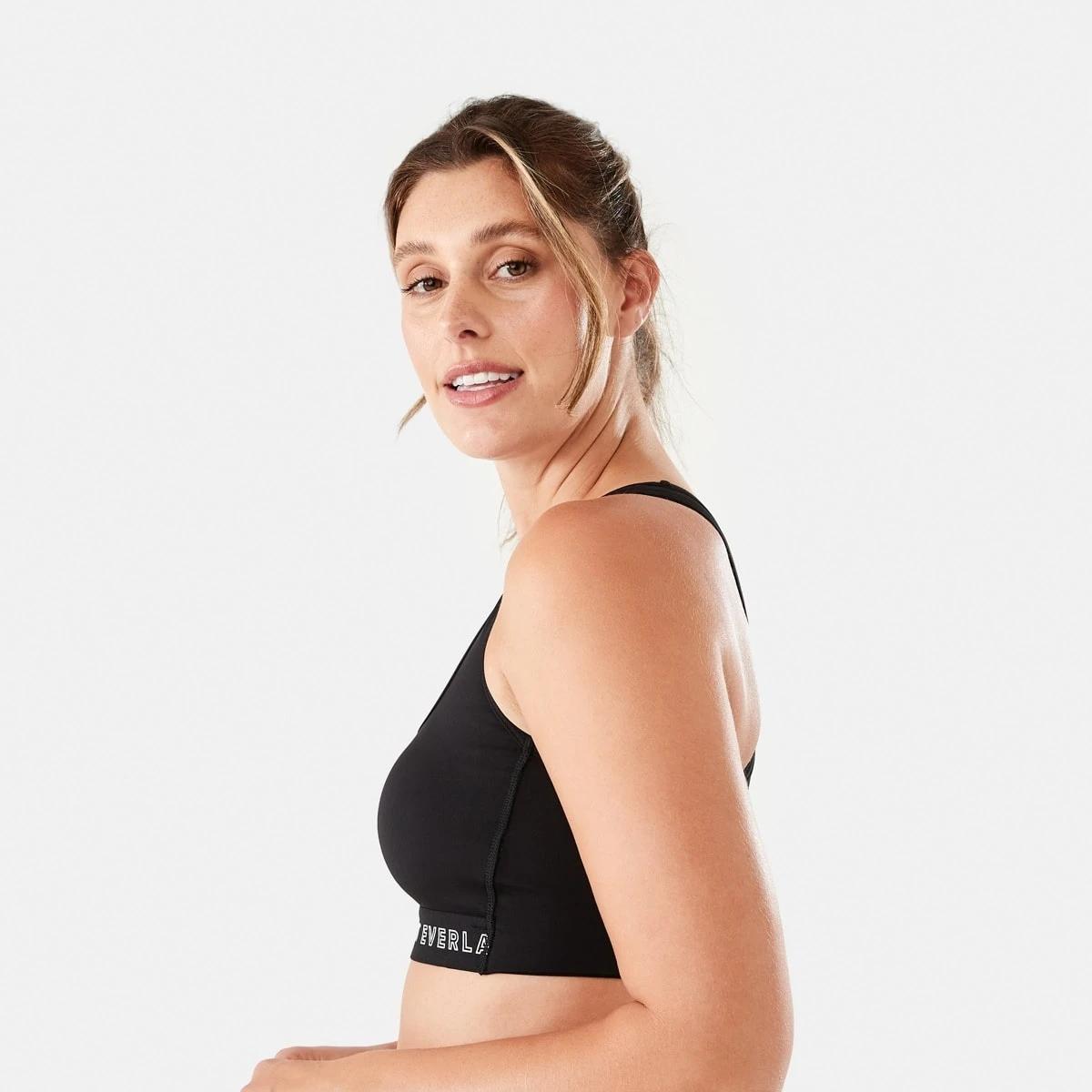 2 Everlast Womens Racer Back Crop Top EVERLAST BLACK, 2 of 8