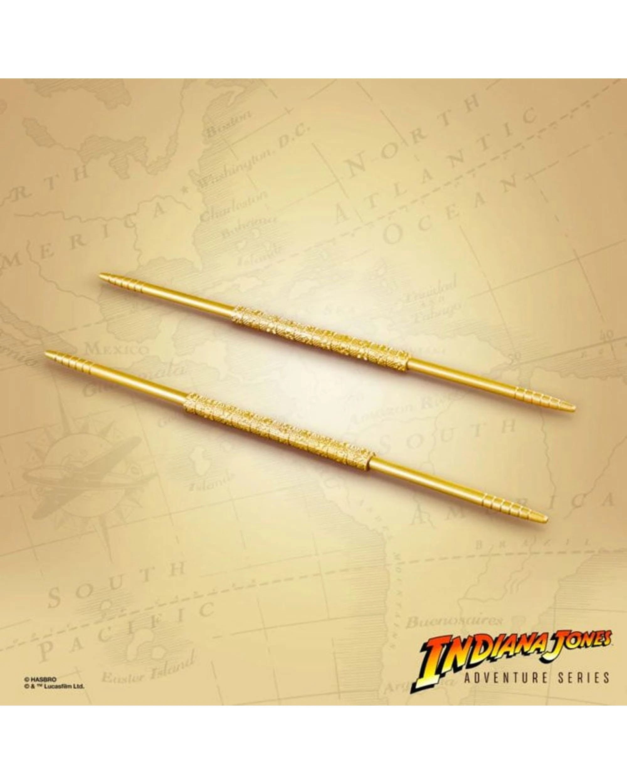 5 Indiana Jones and the Raiders of the Lost Ark Adventure Series Rene Belloq Ceremonial 6 inch Figure, 5 of 5