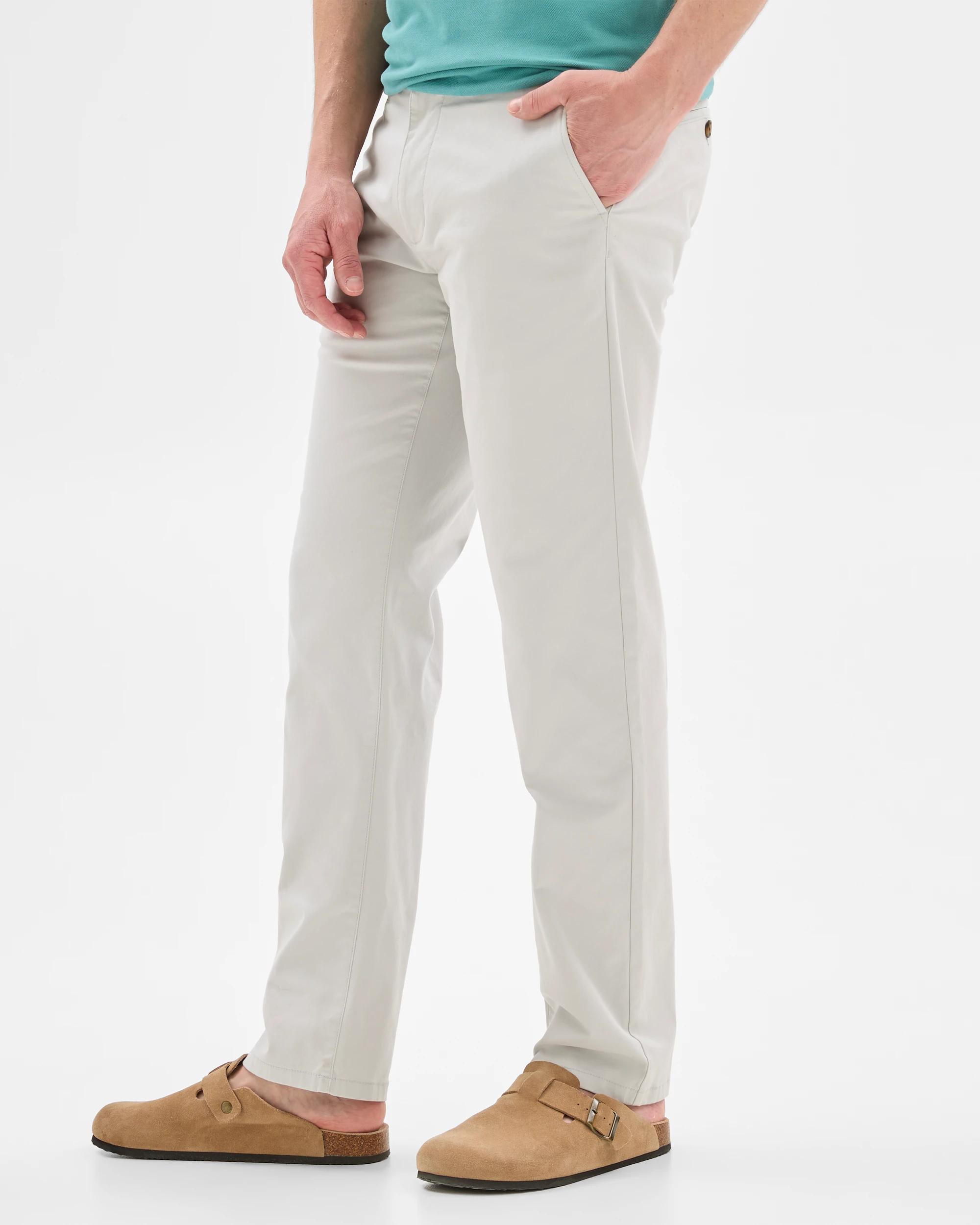 2 Target Man Australian Cotton Straight Chino Pants LIGHT GREY, 2 of 5