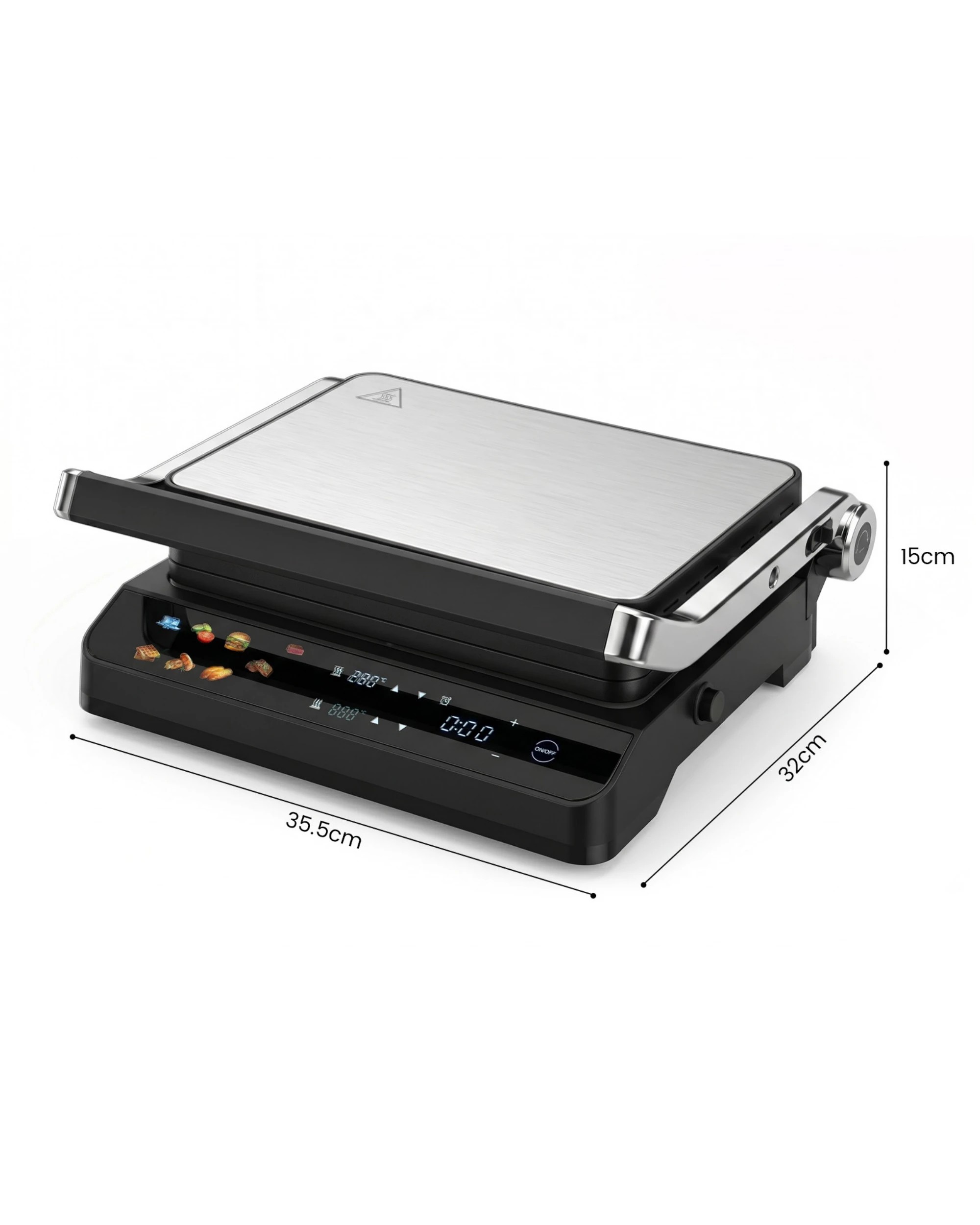 5 Yopower 2-IN-1 Sandwich & Waffle Maker - Black, 5 of 5