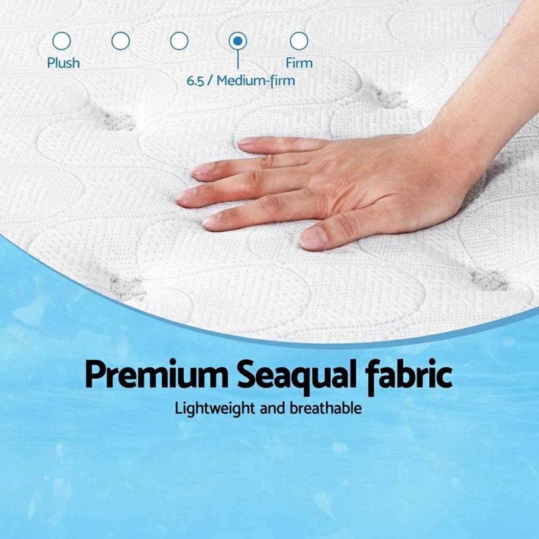 5 Giselle Bedding 30cm Seaqual Fabric Mattress Gel Foam Pocket Spring Double - Double Bed - Multi, 5 of 7