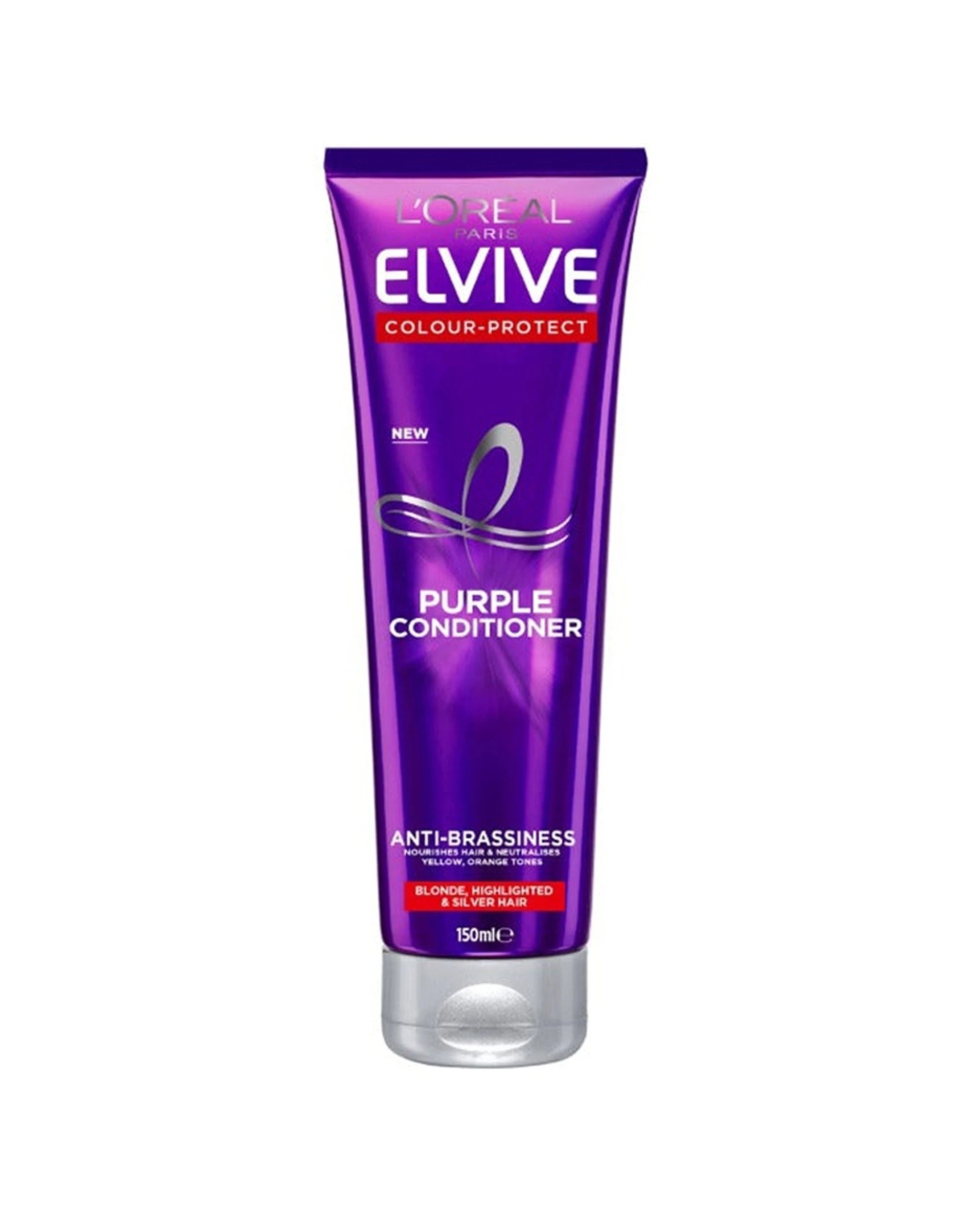 2 L'Oreal 2 Pack Elvive Conditioner Coloured Blonde & Highlighted Hair 150ml - Purple, 2 of 3