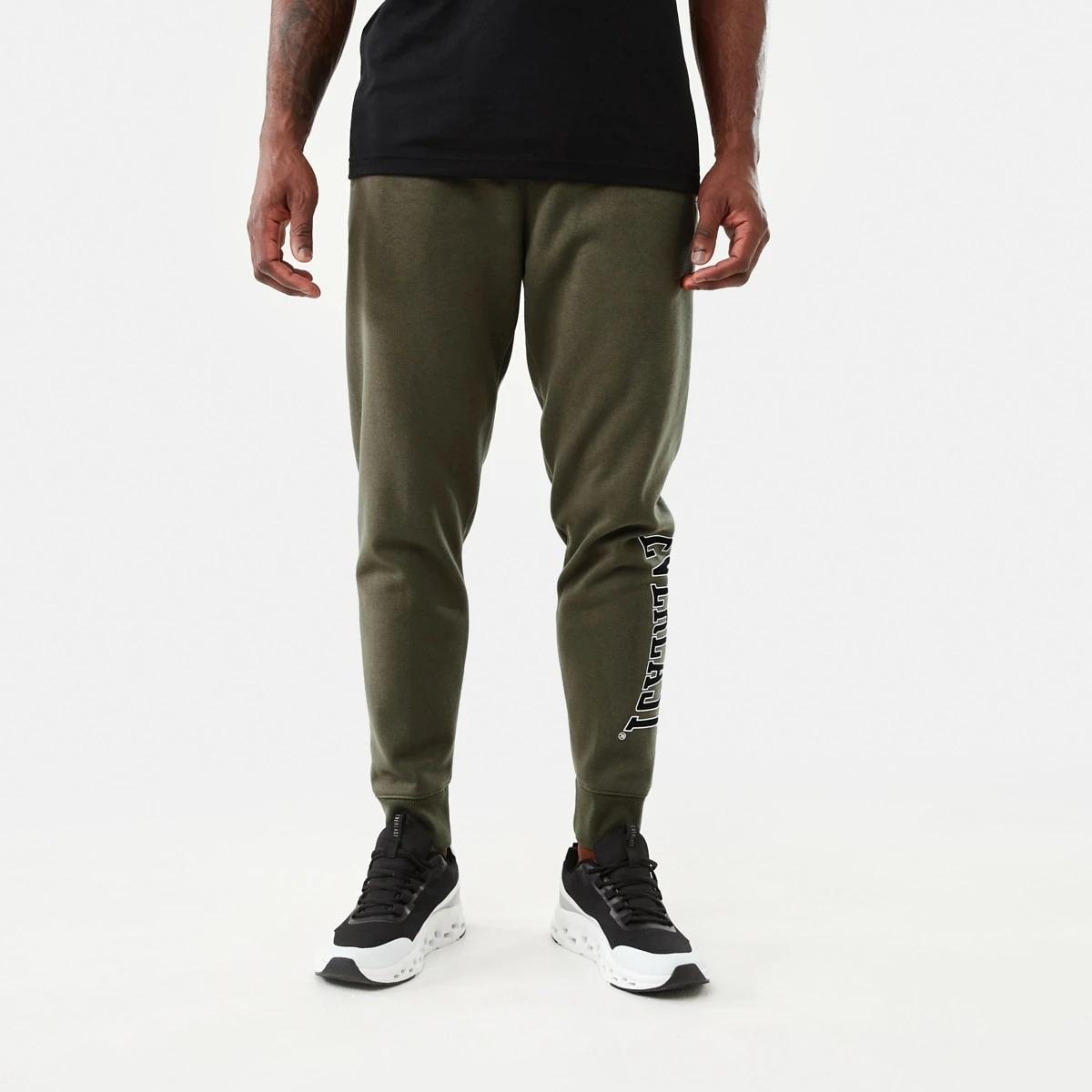 2 Everlast Mens Block Trackpants EVER KHAKI, 2 of 7