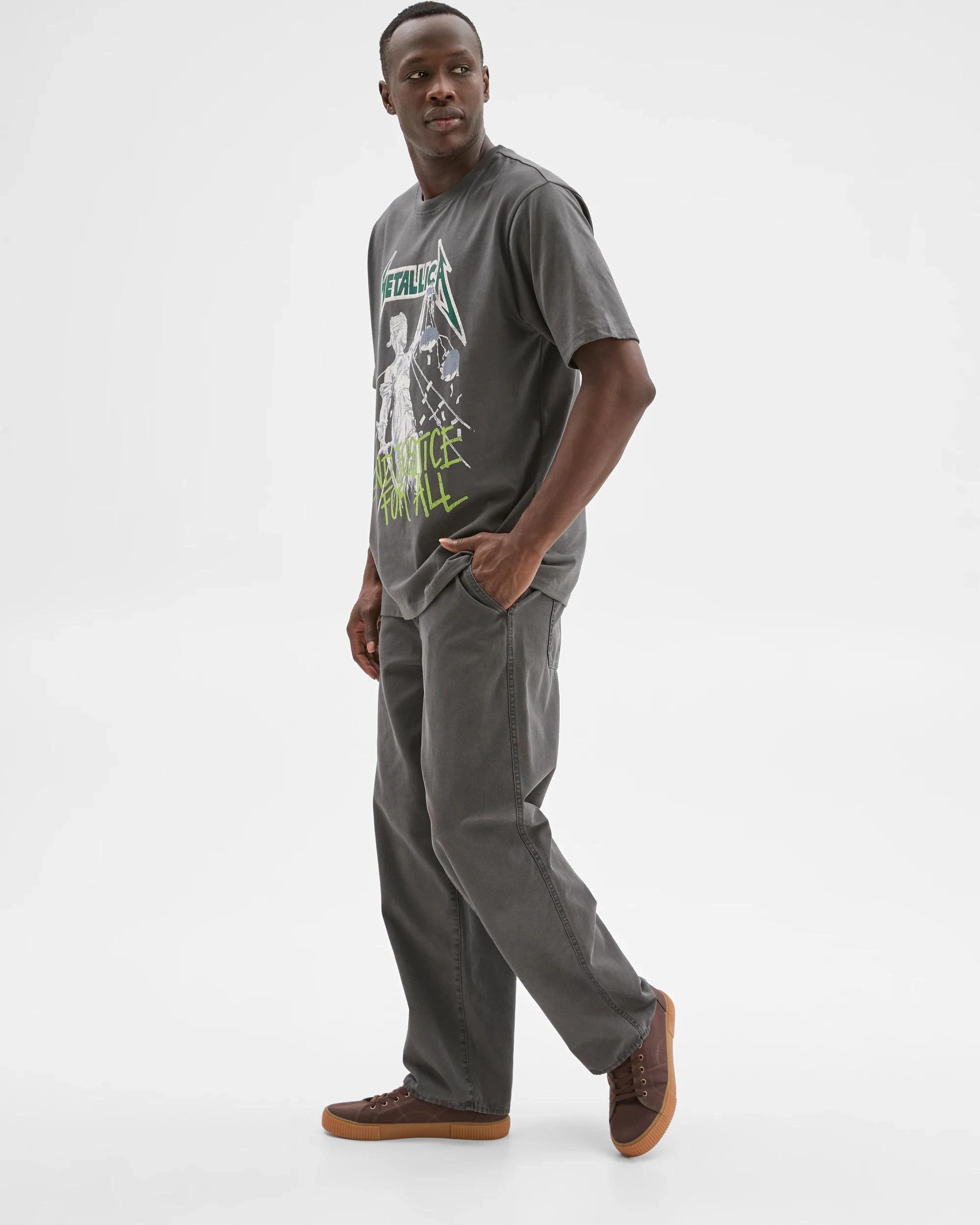 4 Metallica Australian Cotton Graphic T-Shirt BLACK, 4 of 6