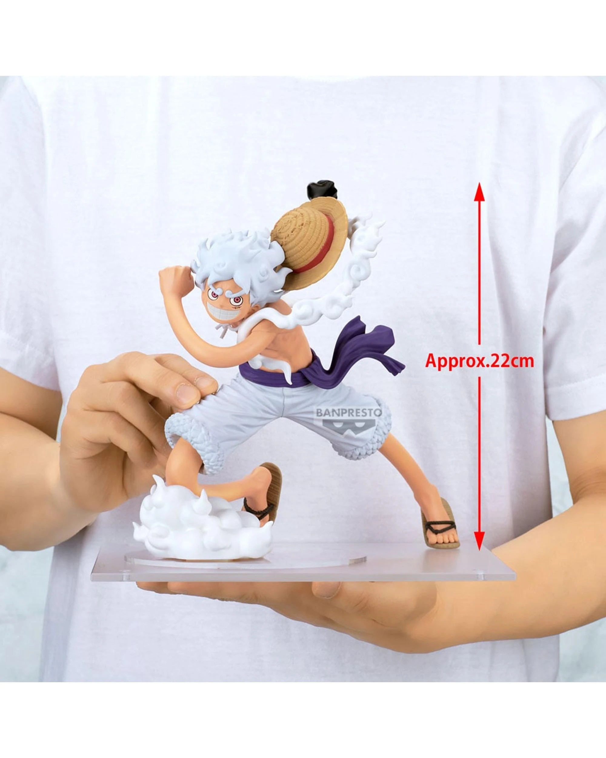 7 Banpresto Grandista One Piece Monkey D Luffy Gear 5 II Figure, 7 of 7