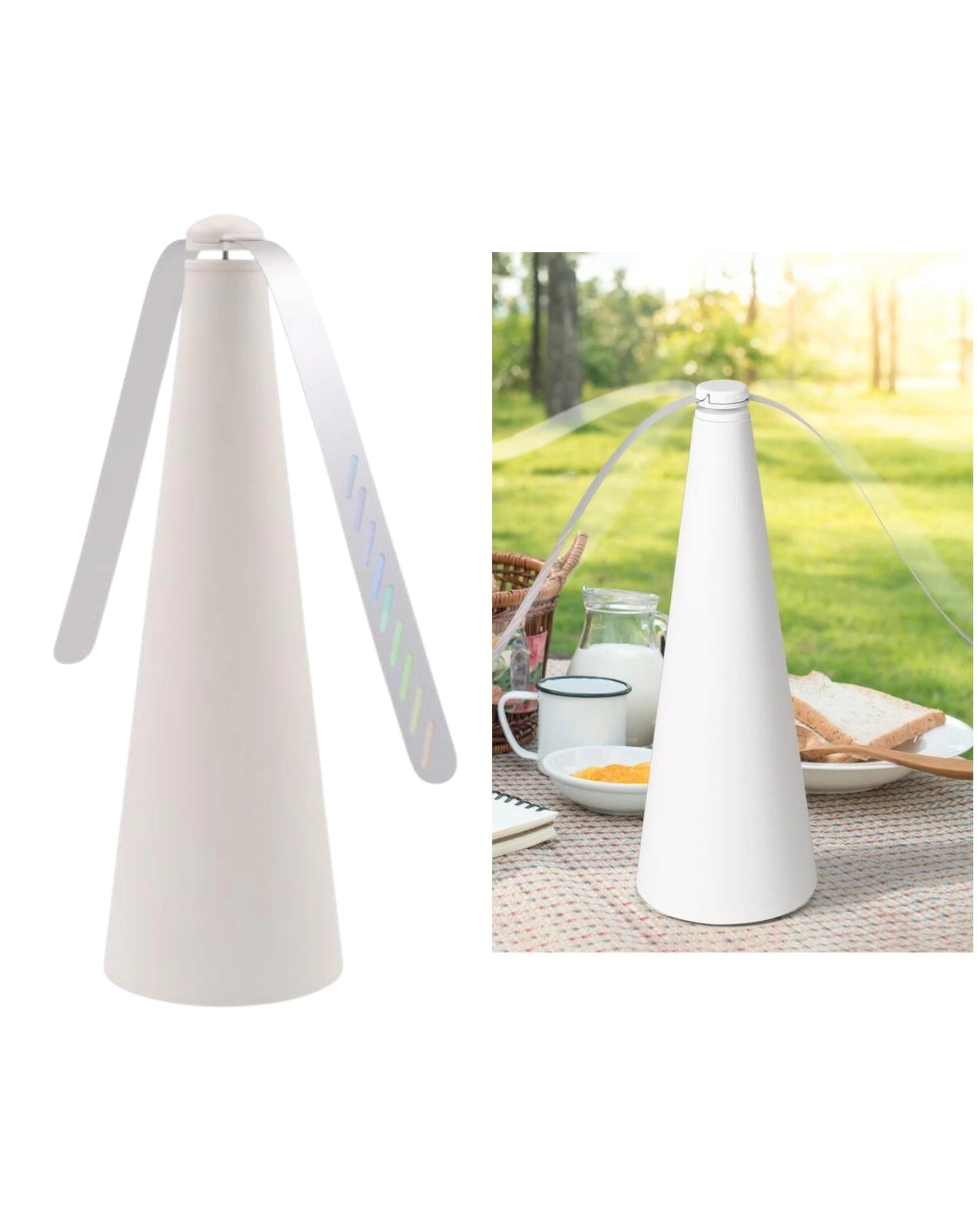 1 Durmaz Fly & Insect Battery Operated Repeller - White, 1 of 4