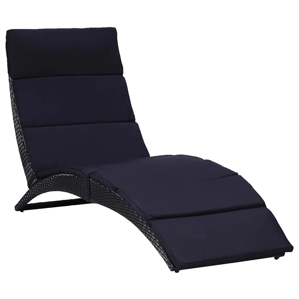 1 vidaXL Sunbed Foldable - Grey, 1 of 7