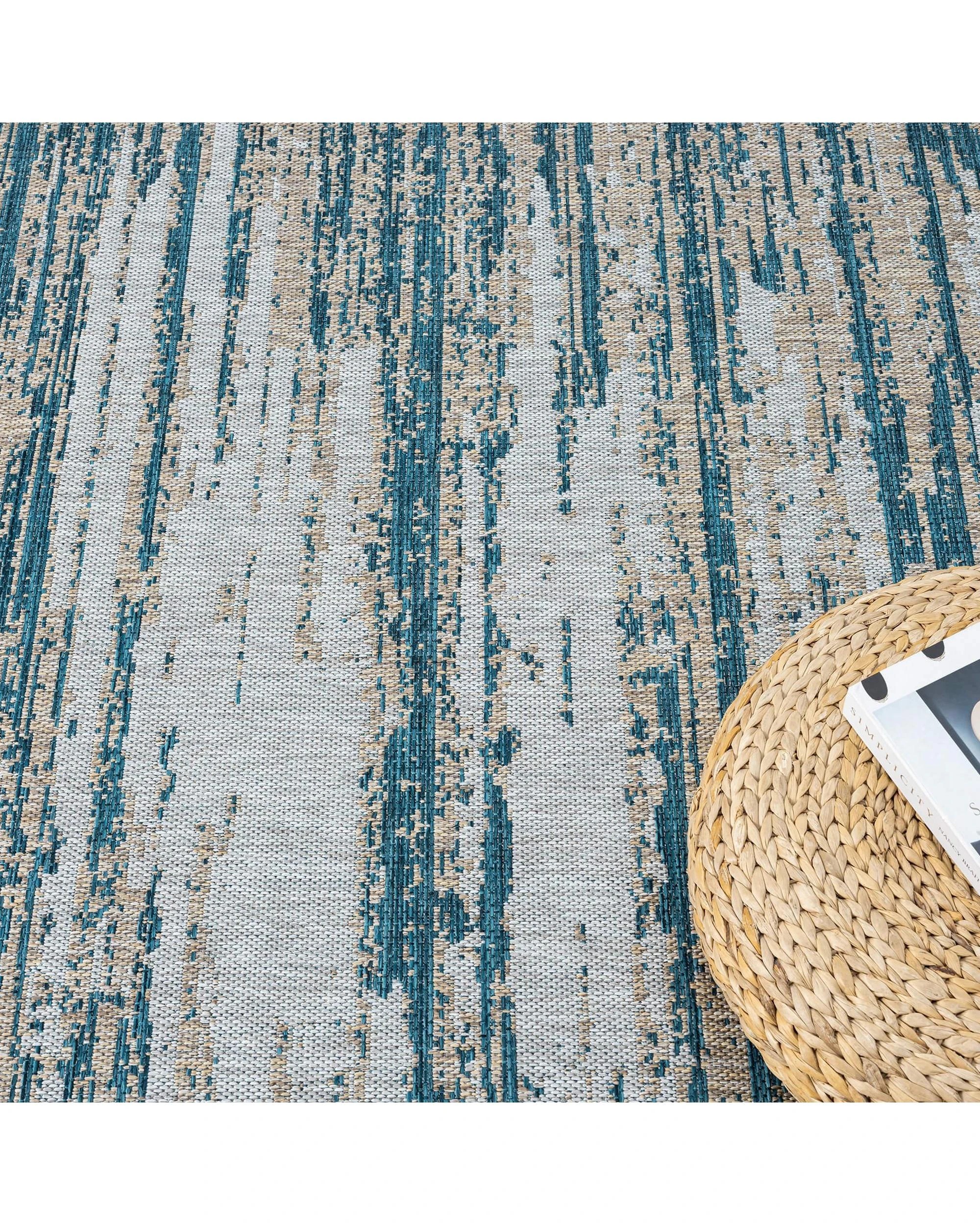 3 La Grace Home Cascade Premium Rug - 200x290cm - Turquoise, 3 of 10