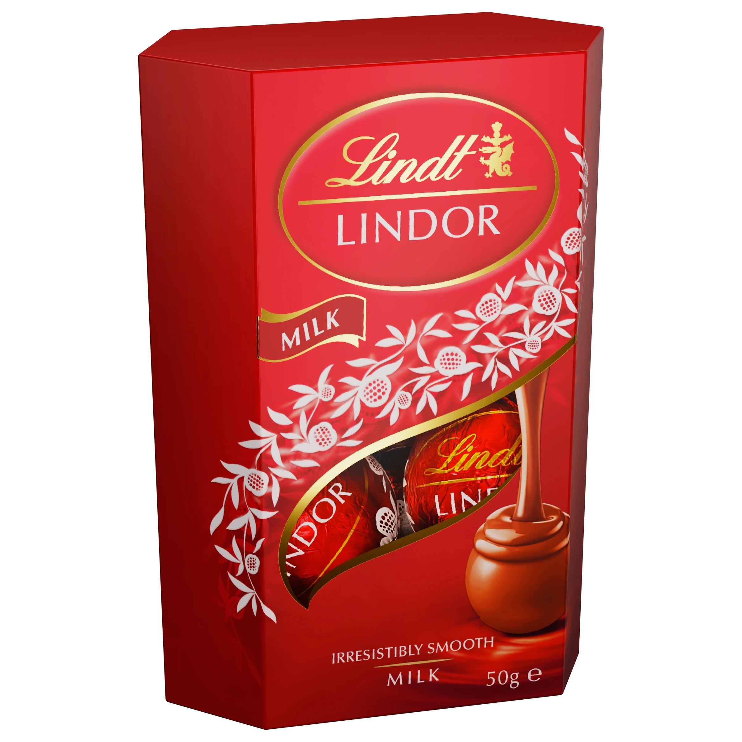 1 Lindt LINDOR Milk Chocolate Cornet 50g, 1 of 8