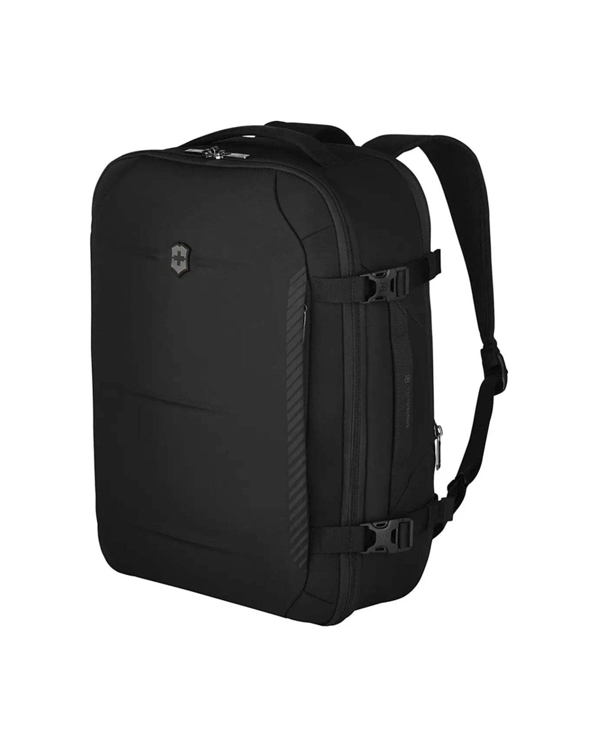 1 Victorinox Crosslight Boarding Bag Expandable Backpack 15.6in 42L Trolley Pass Through - Black, 1 of 7