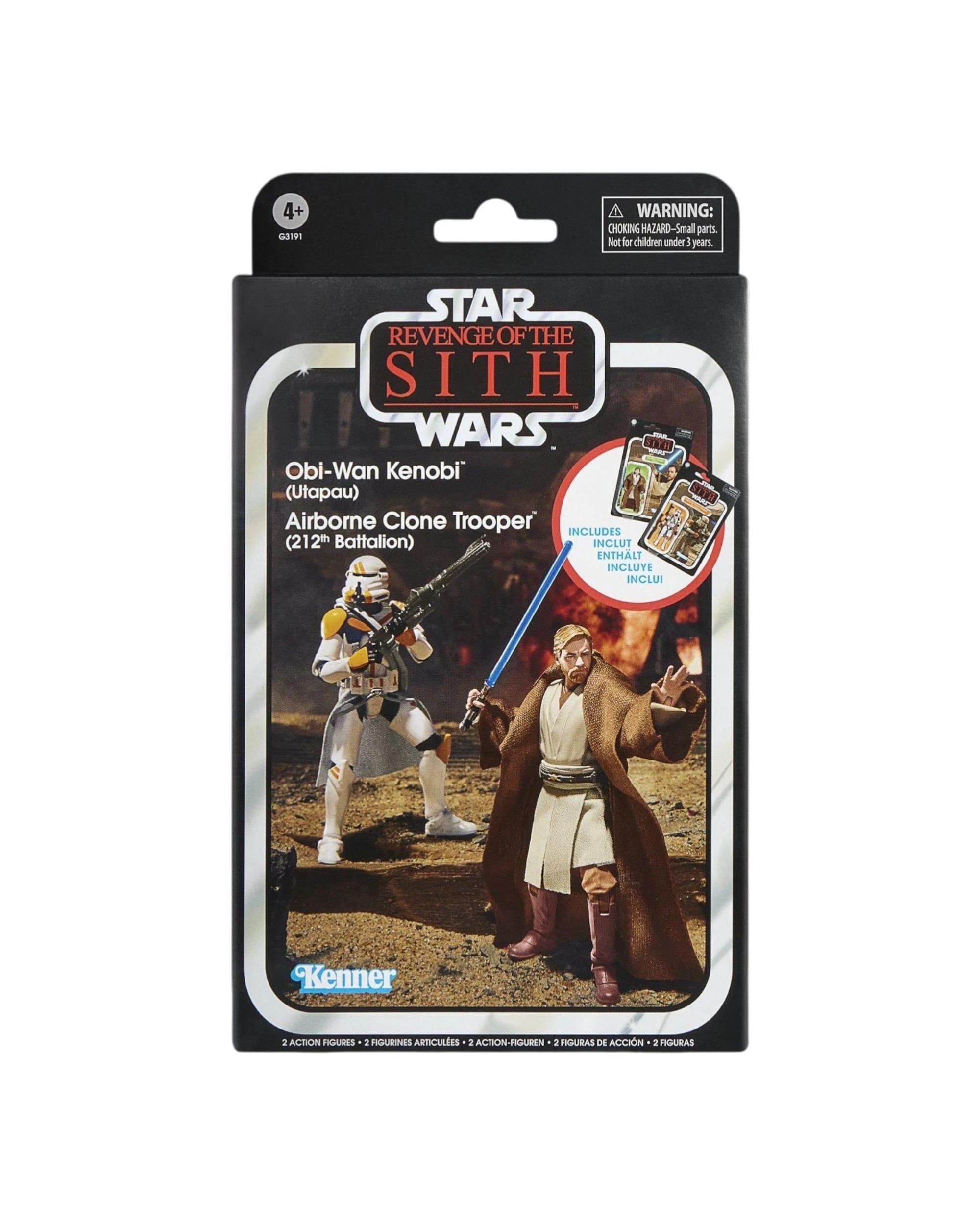1 Star Wars: The Vintage Collection Obi-Wan Kenobi & Airborne Clone Trooper Action Figure 2 Pack, 1 of 10
