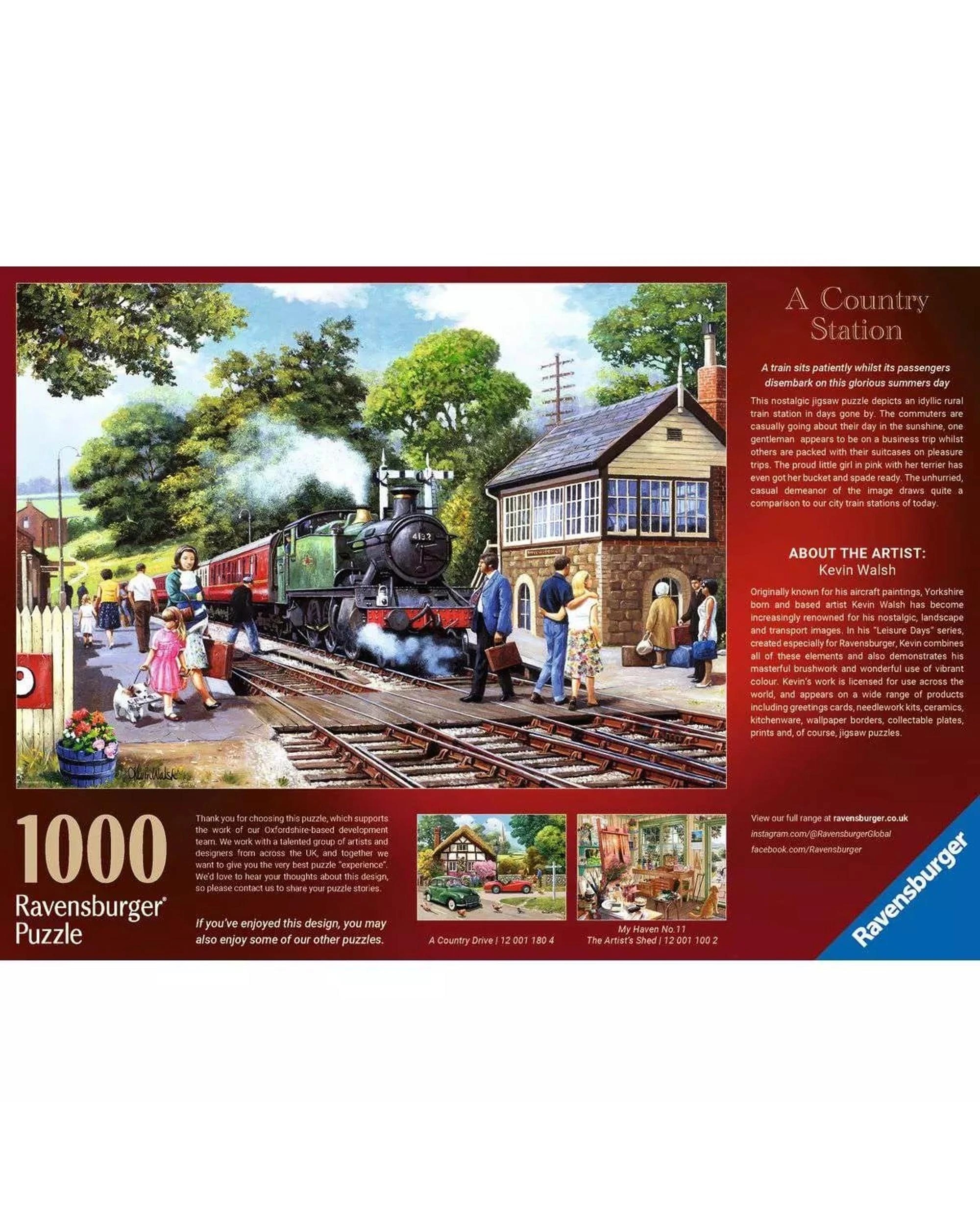 4 Ravensburger A Country Station 1000 Piece Puzzle, 4 of 4