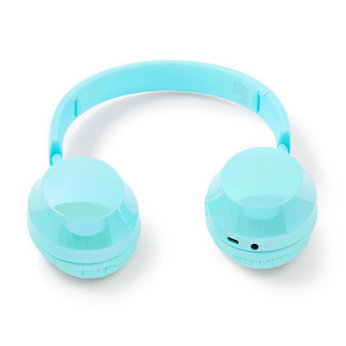 7 Iridescent Wireless Headphones - Blue, 7 of 10