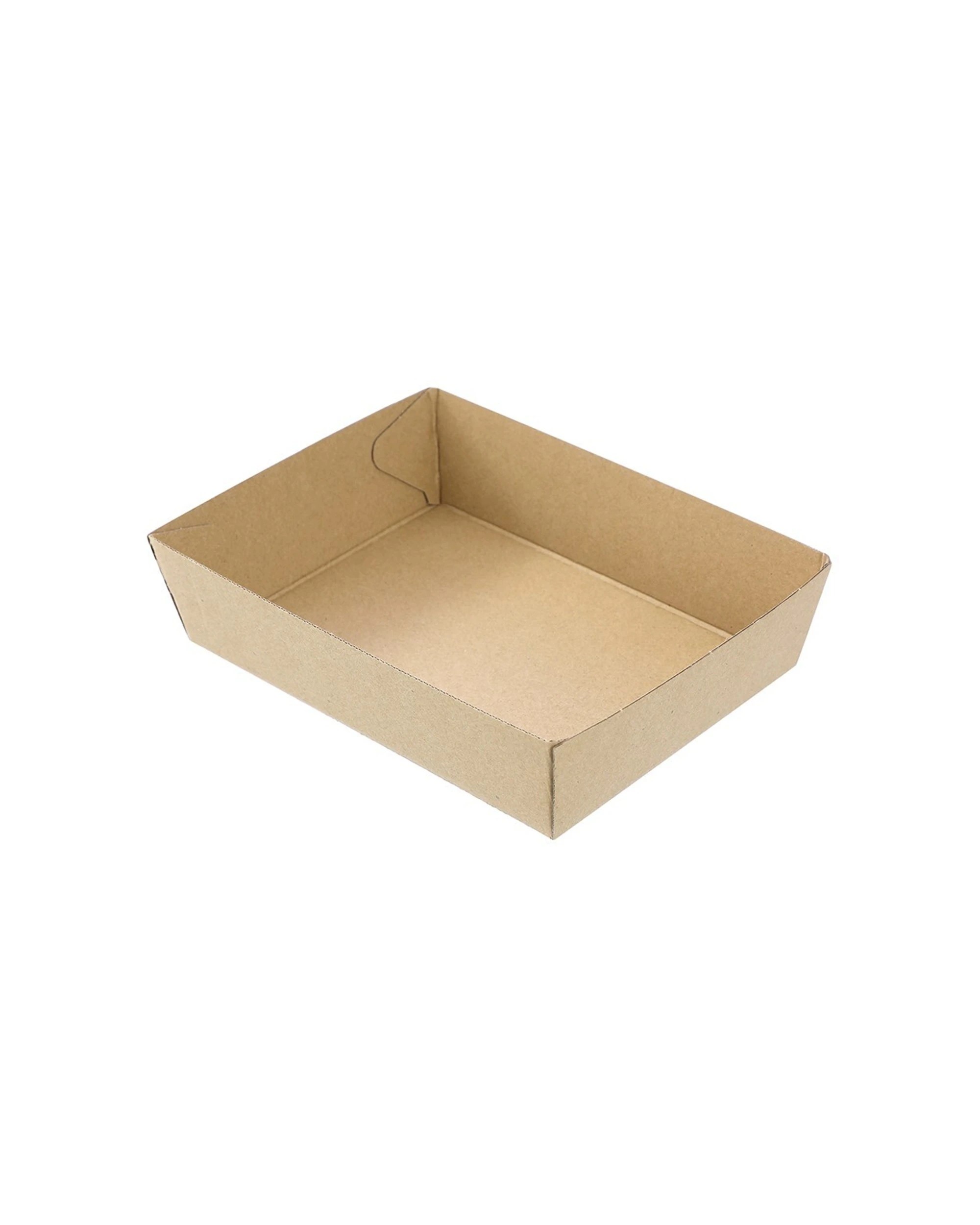 4 15pc Lemon And Lime 18.5cm Eco Kraft Disposable Food/takeaway Serving Tray Plate
 - Natural, 4 of 4