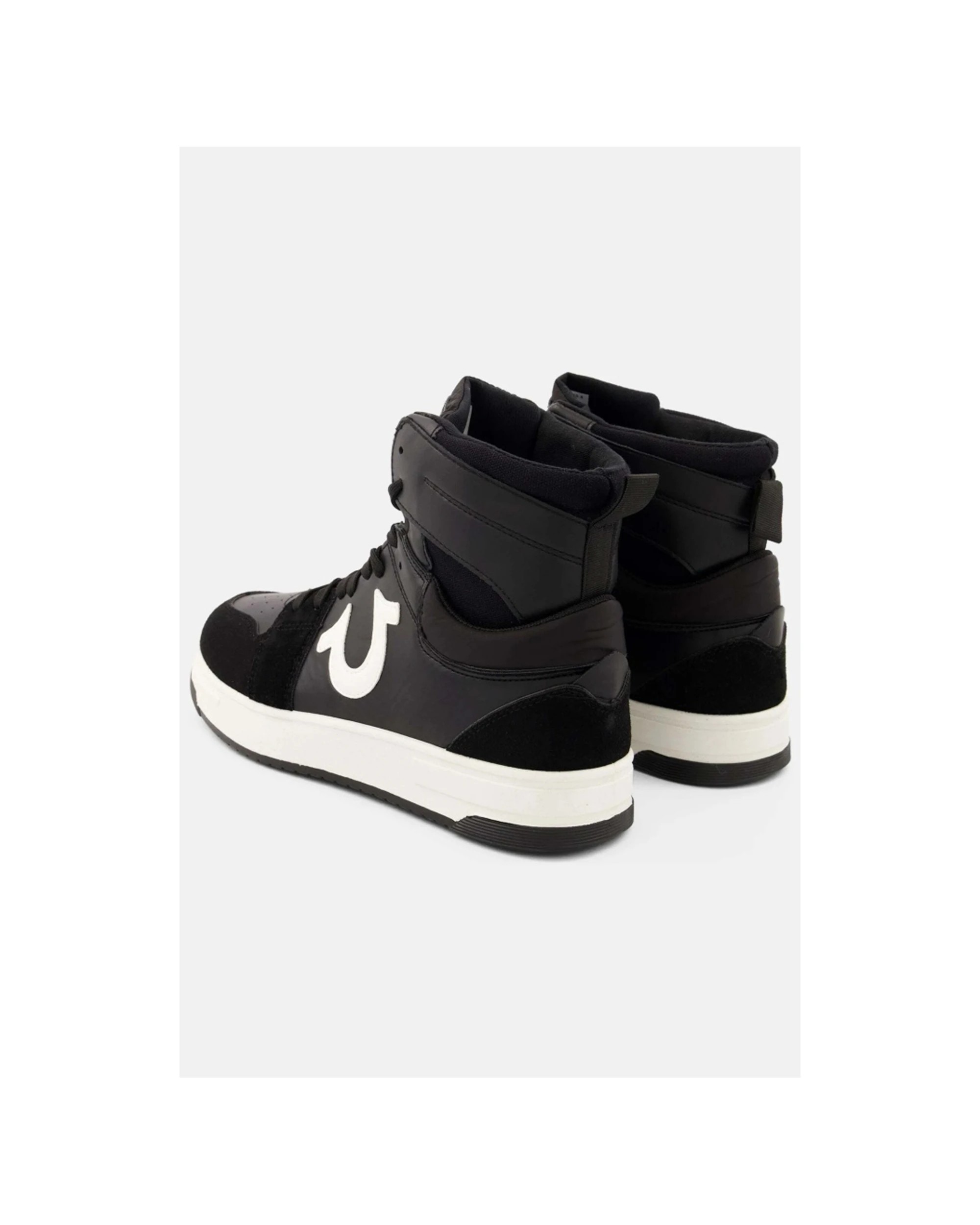 3 True Religion Mateo Casual Sneakers Synthetic Leather Shoes - 9.5 - Black, 3 of 4